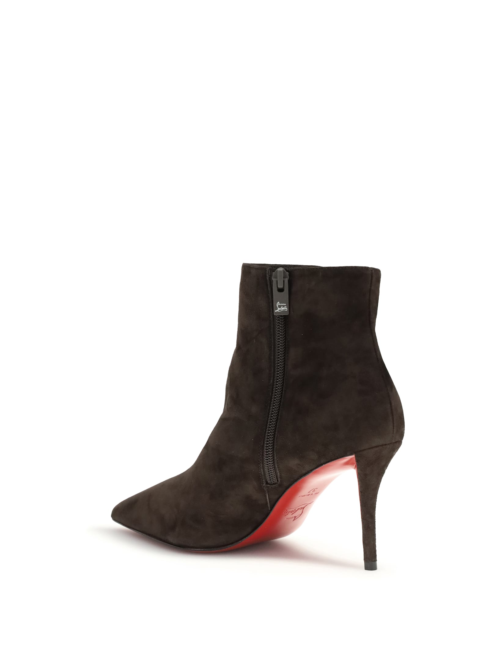 Christian Louboutin Miss Z Ankle Boots In Brown