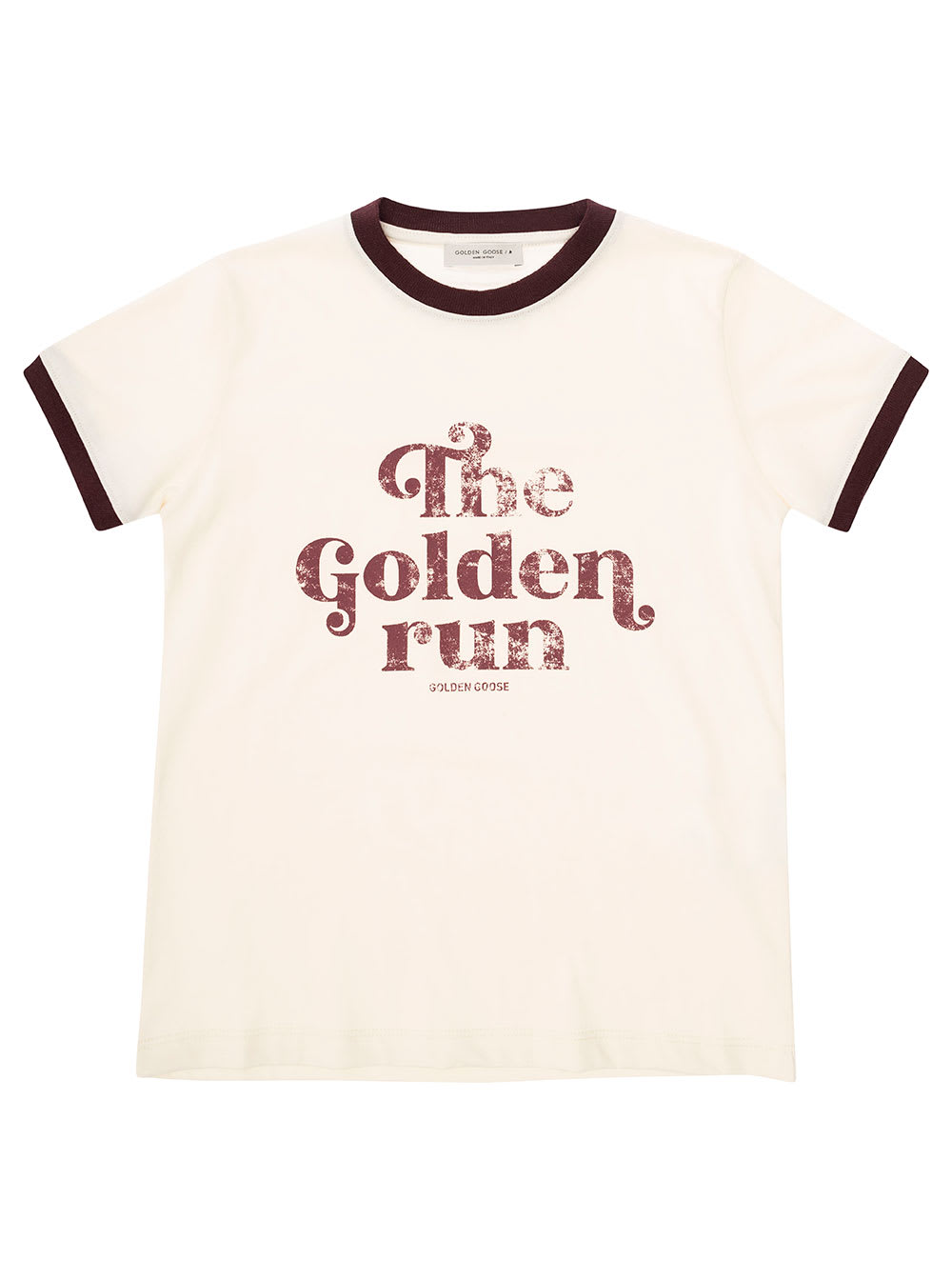 Shop Golden Goose Journey/ Boys T-shirt Sleeve Ribs/ Cotton Jersey Printed Include Il Codice Gyp01625 P001299 -82455 In Multicolor