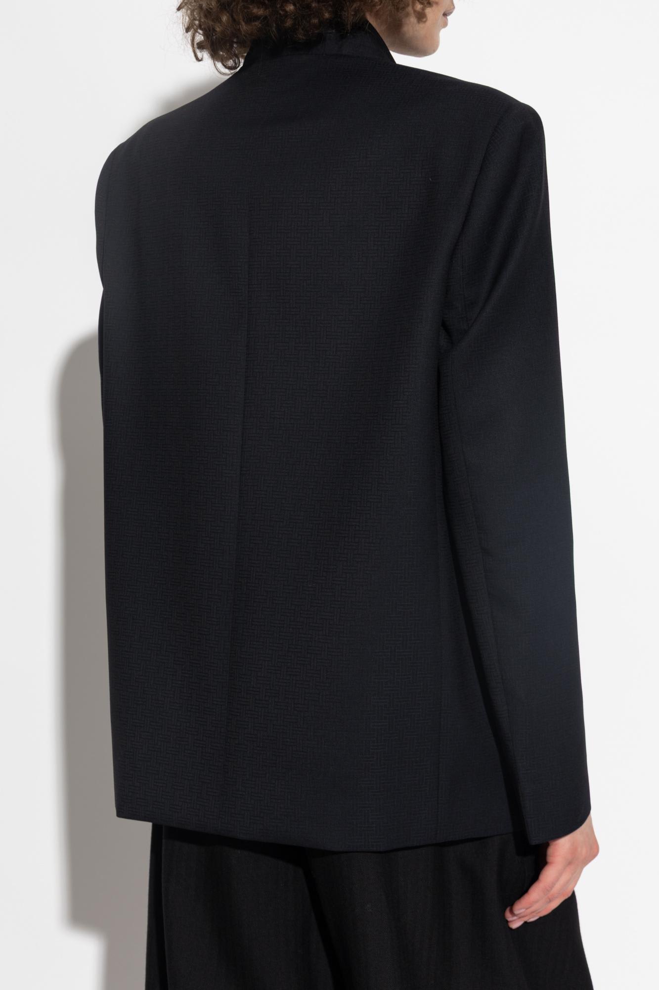 Kenzo Leather Jackets In Black
