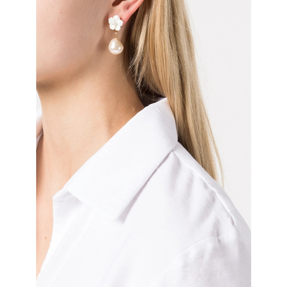 Jennifer Behr Mina Drop Earrings In Neutral