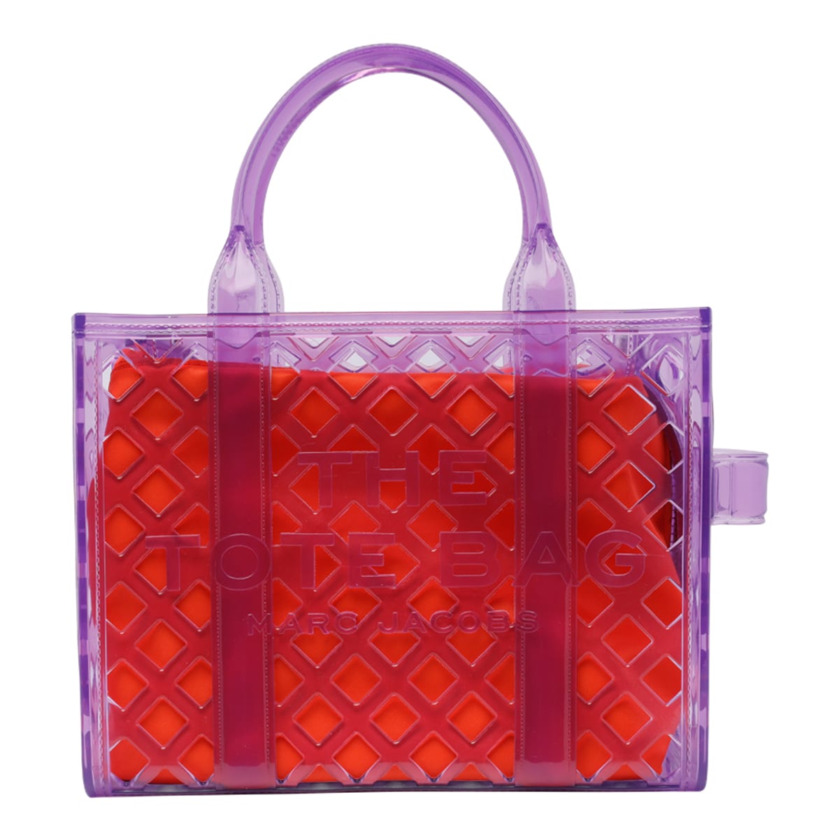 Shop Marc Jacobs The Small Tote Bag In Purple