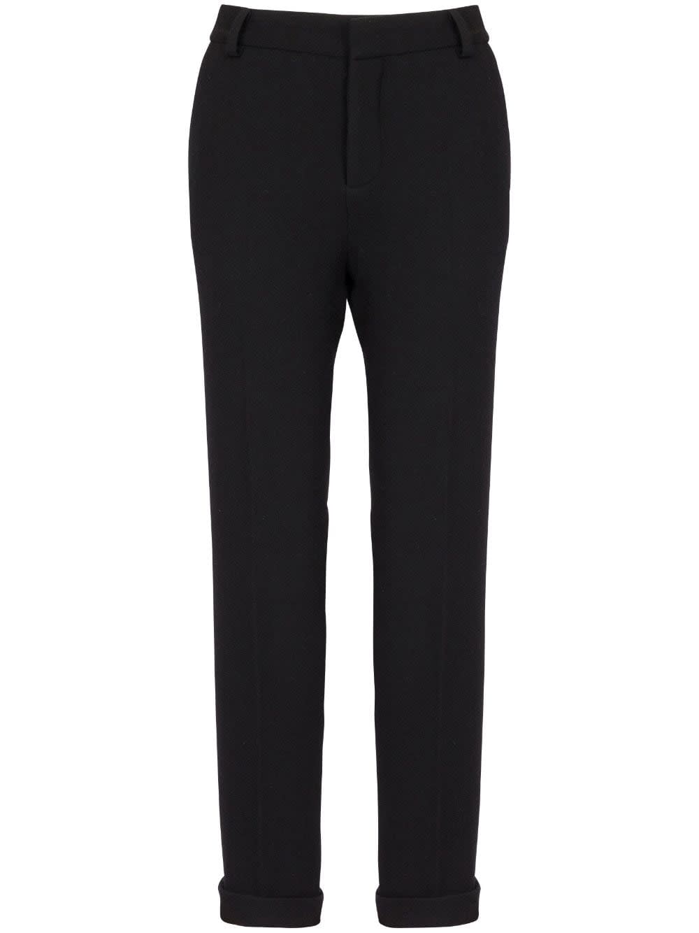 Shop Balmain Pantaloni In 0pa