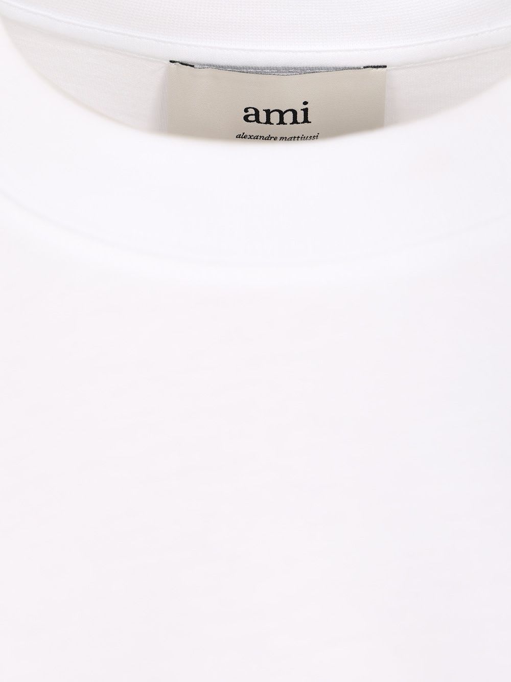 Ami Alexandre Mattiussi Ami Paris Ami De Coeur White Oversize T Shirt