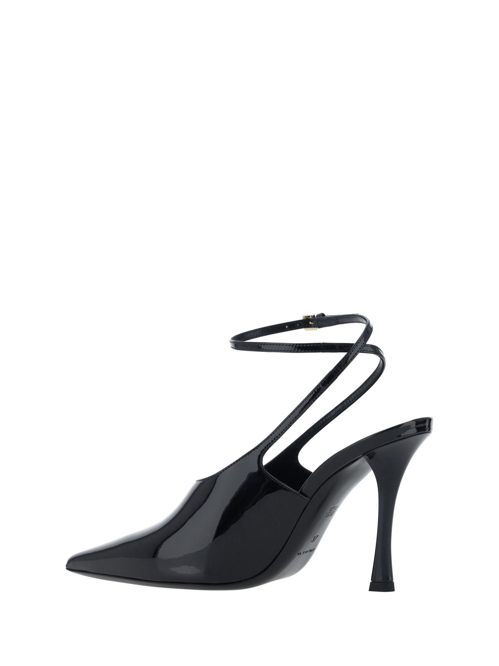Givenchy Sleek Slingback Pumps With Pointed Design In Black