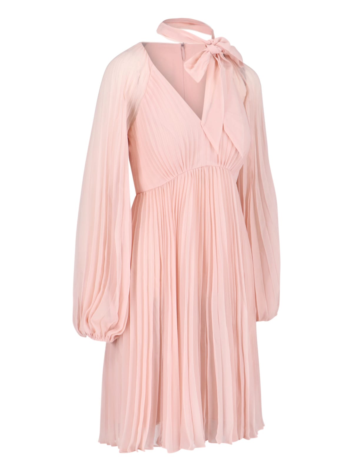 Shop Zimmermann Sunray Plissè Midi Dress In Pink
