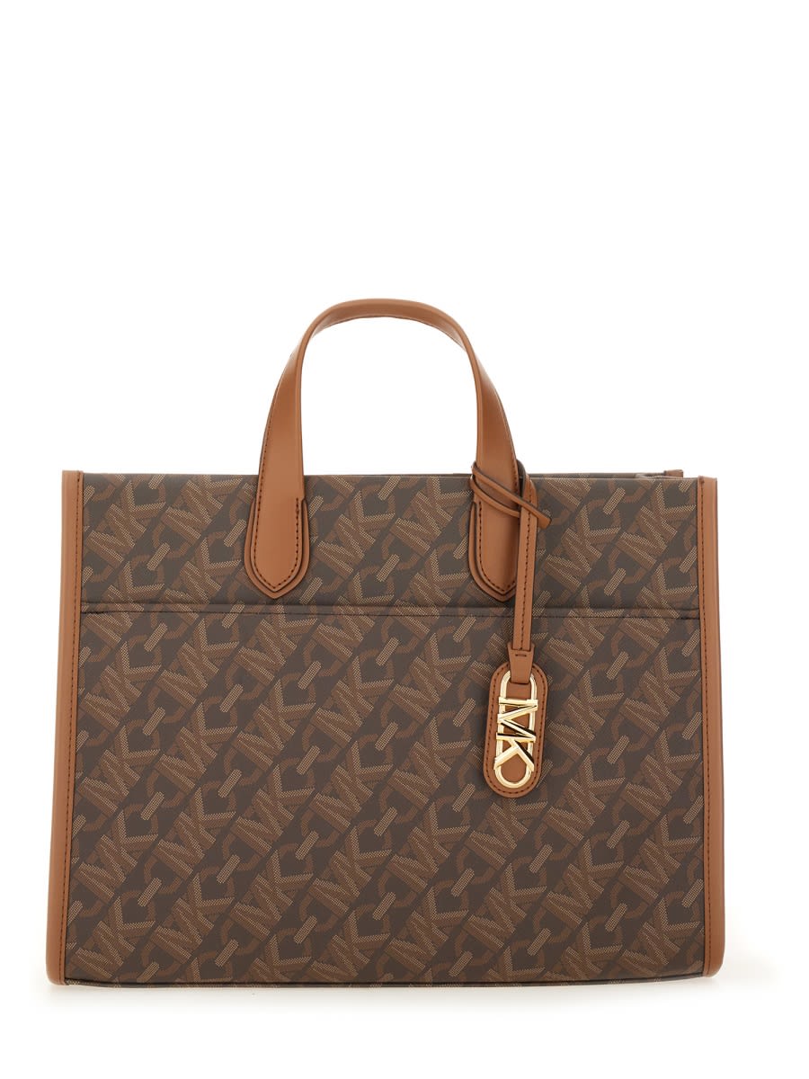 Shop Michael Kors Tote Bag In Brown