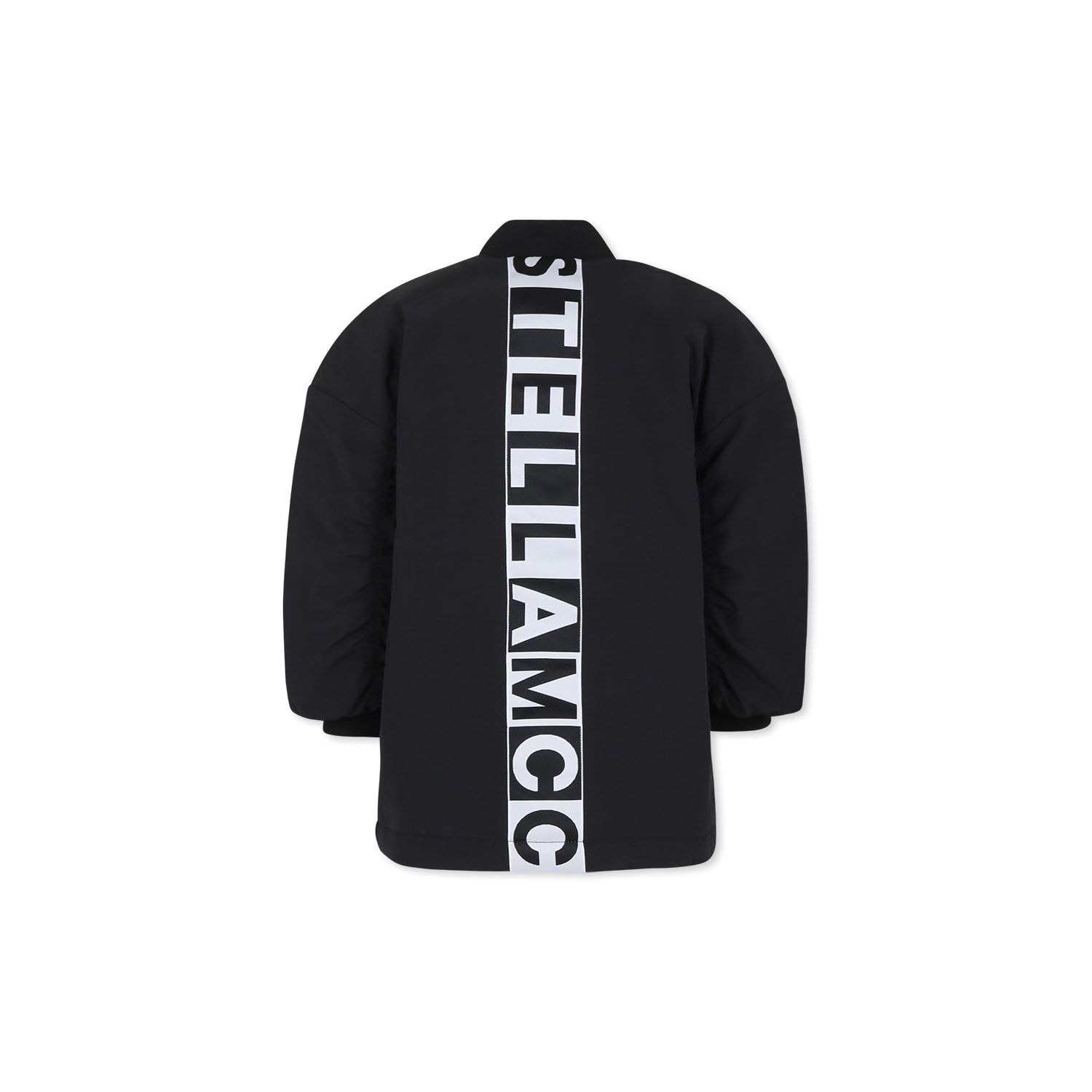 Shop Stella Mccartney Black Down Jacket For Girl