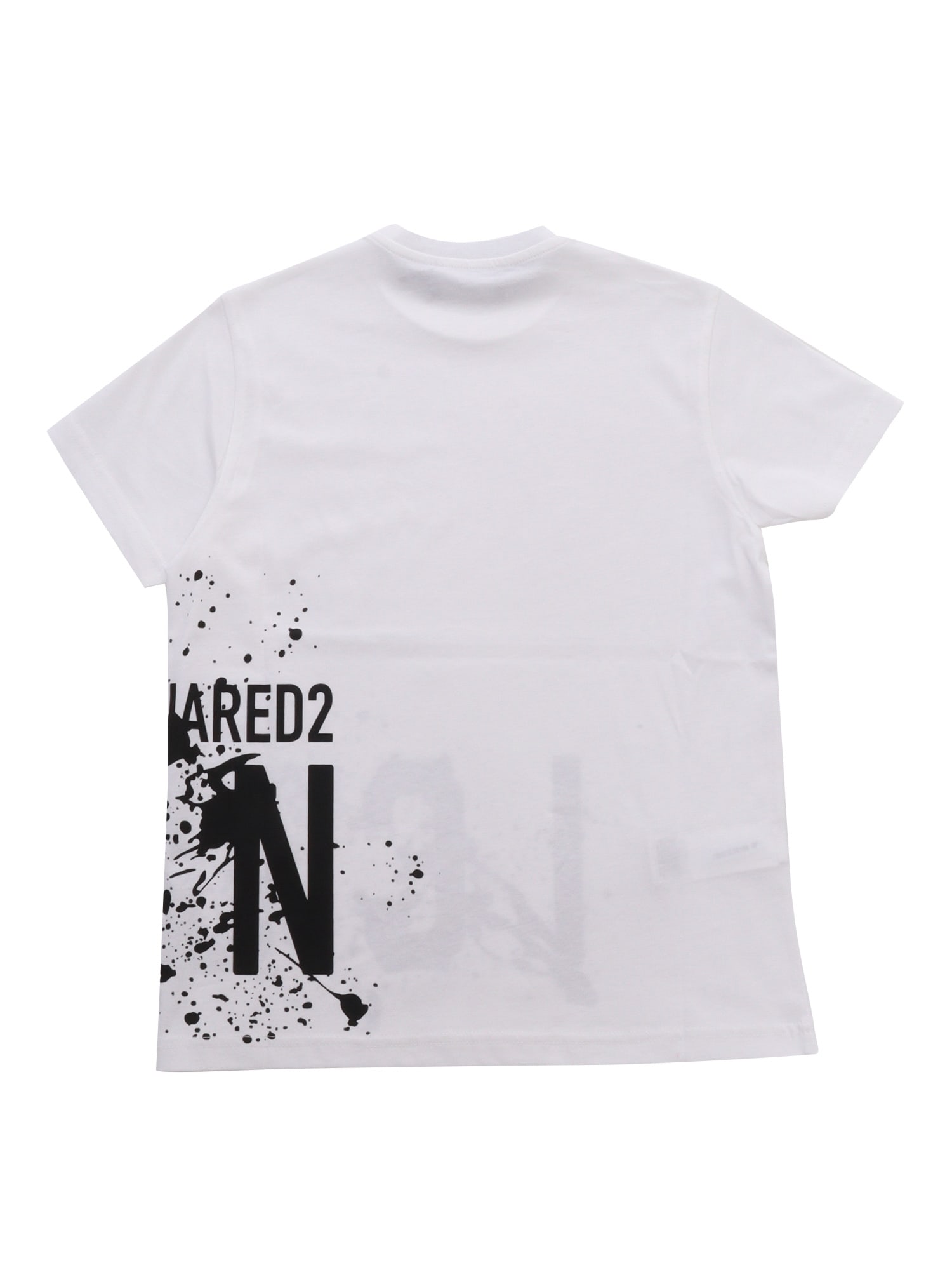 Shop Dsquared2 White T-shirt With Logo