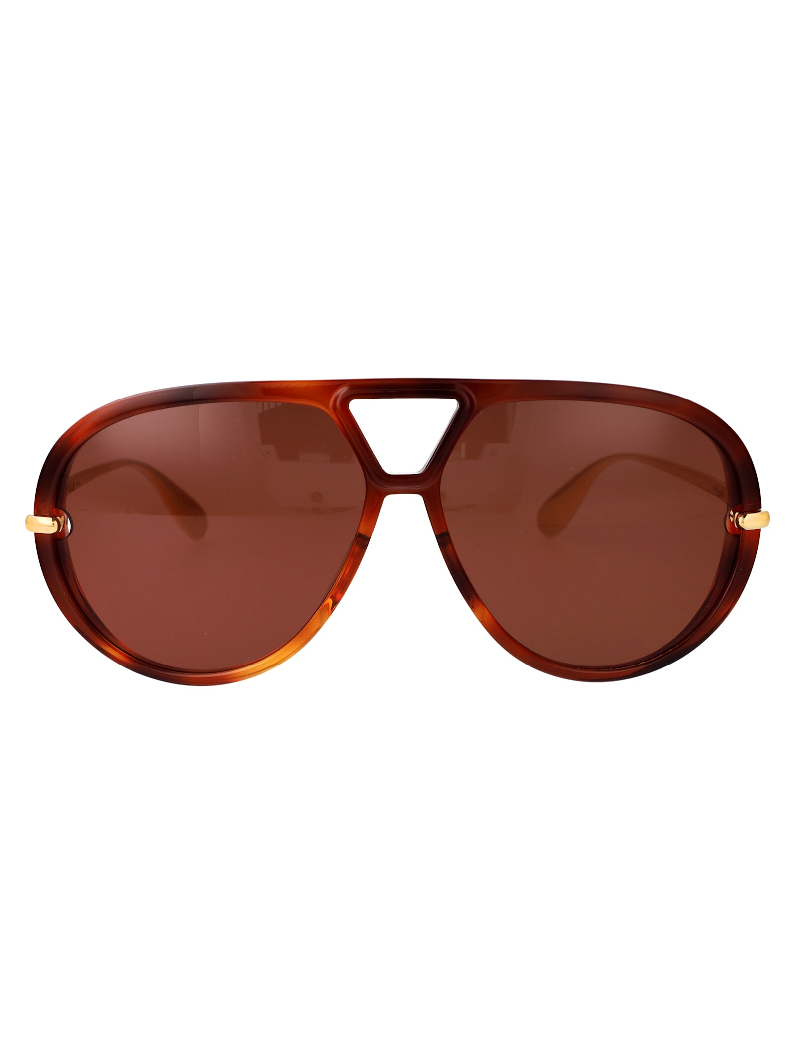 Shop Bottega Veneta Bv1274s Sunglasses In Havana