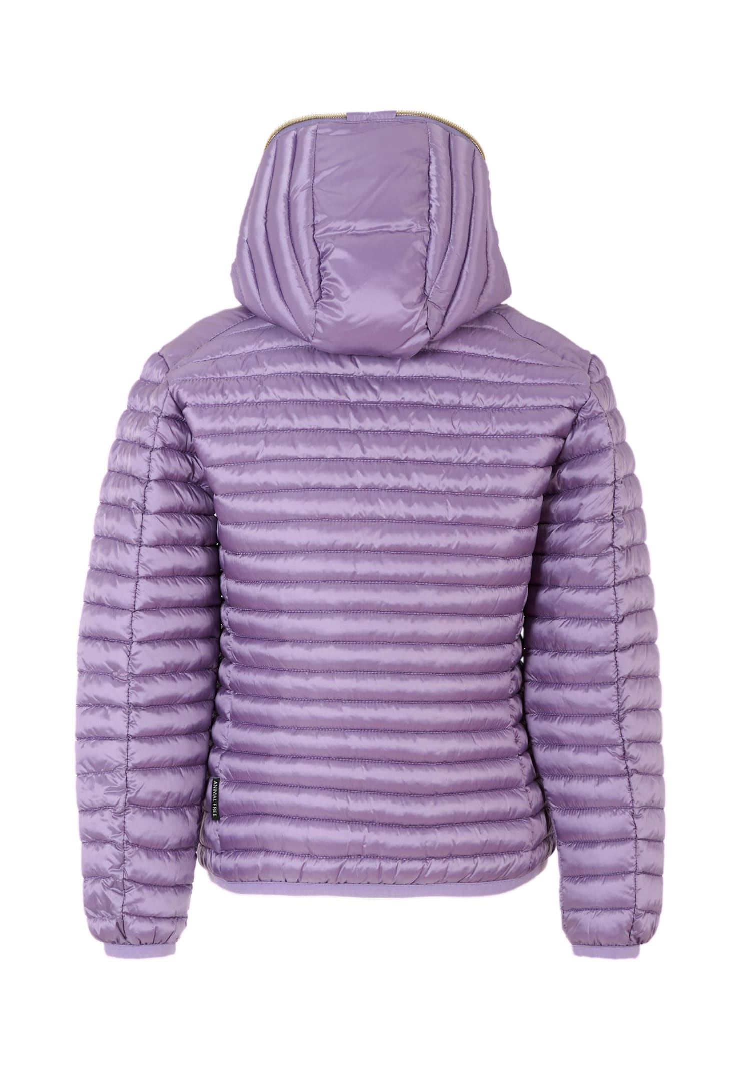 Save The Duck Purple Rosy Down Jacket For Girl With Logo In Purple