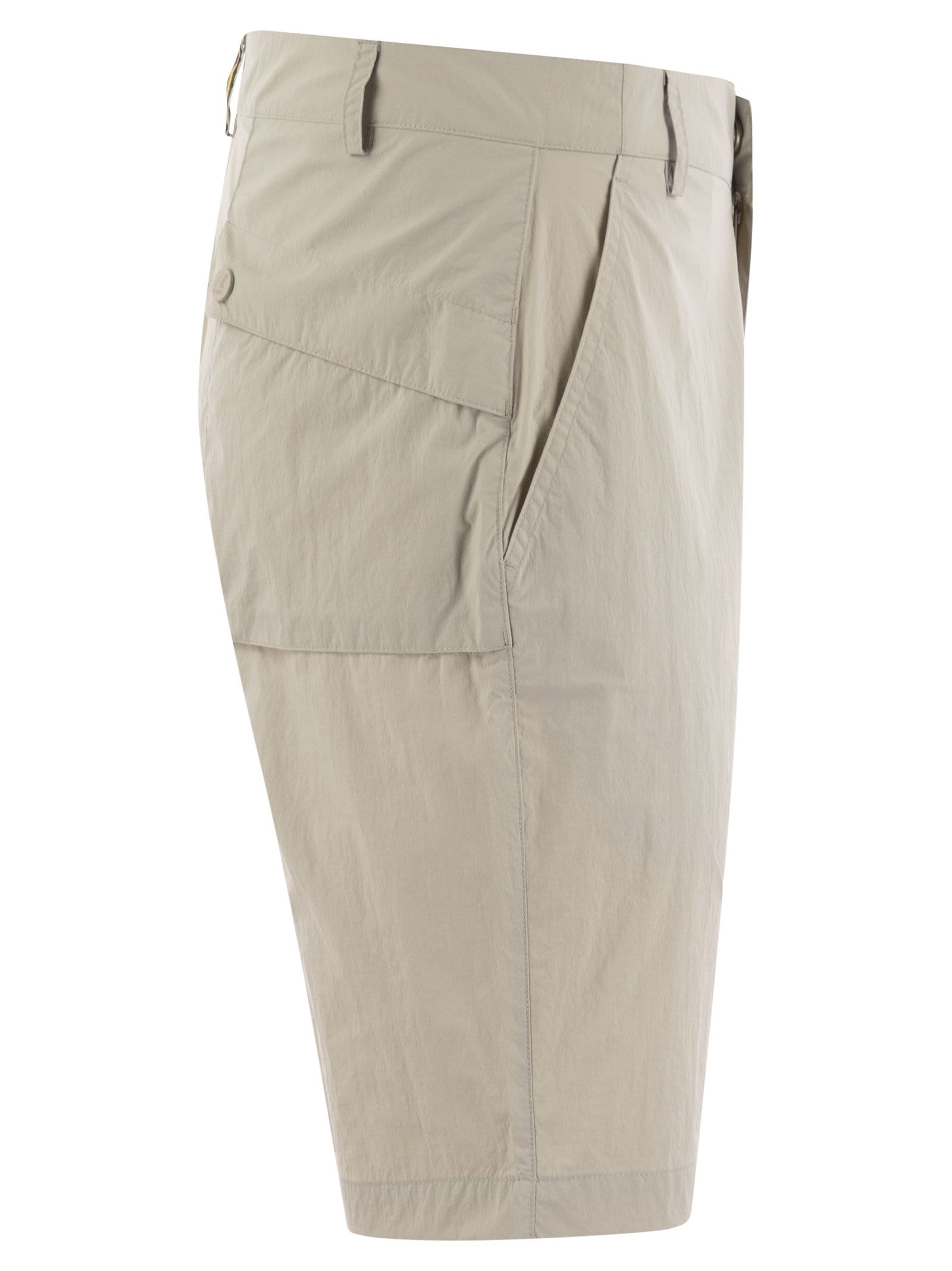 K-way Remisen - Shorts In Technical Fabric In Beige