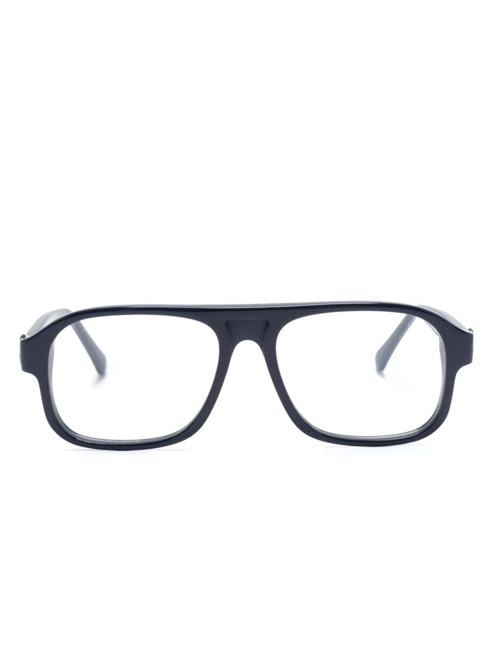 Shop Moncler Ml5198 001 Square Glasses In 090