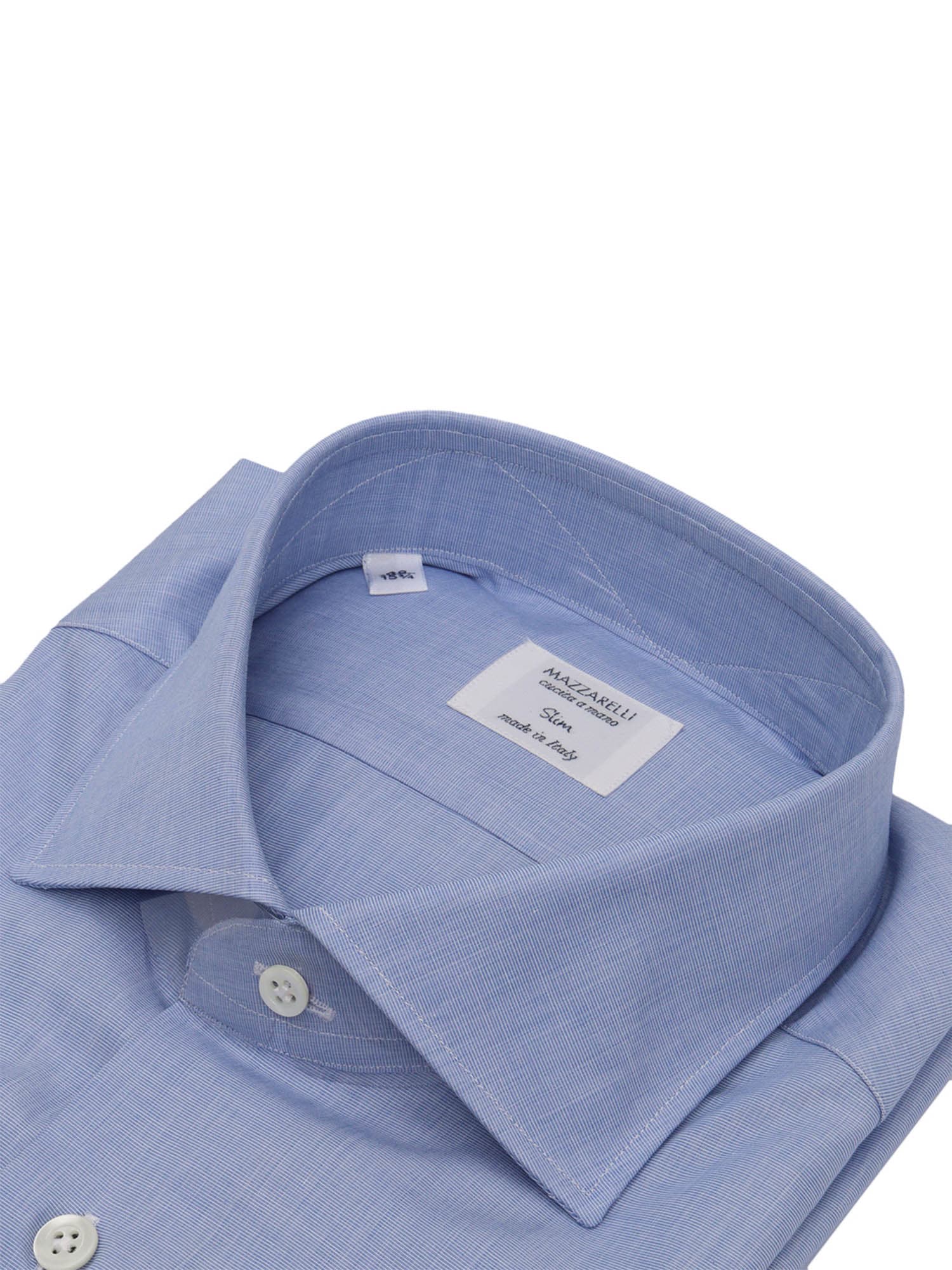 Mazzarelli Light Blue Shirt In Light Blue