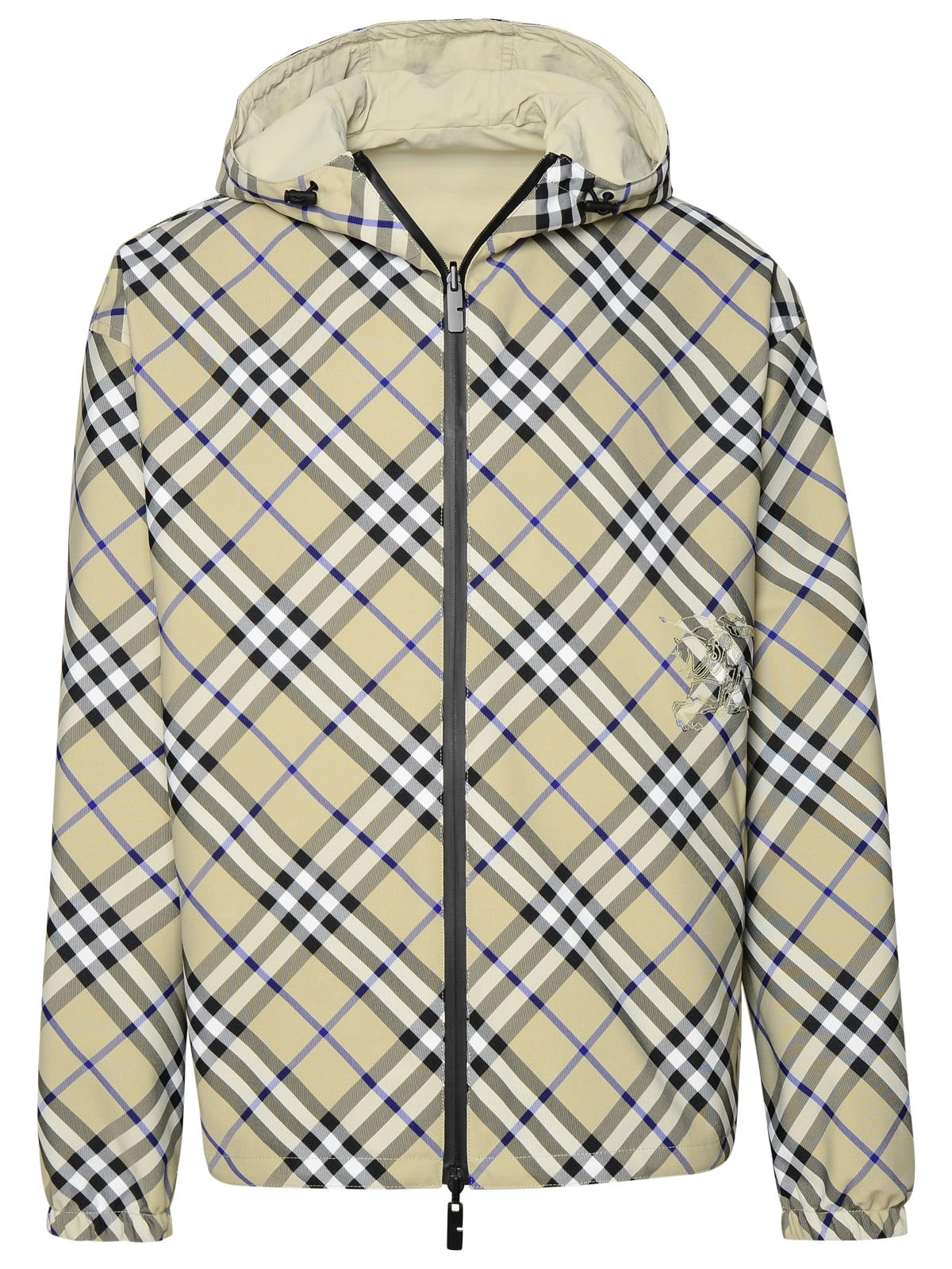 Reversible Beige Polyester Jacket