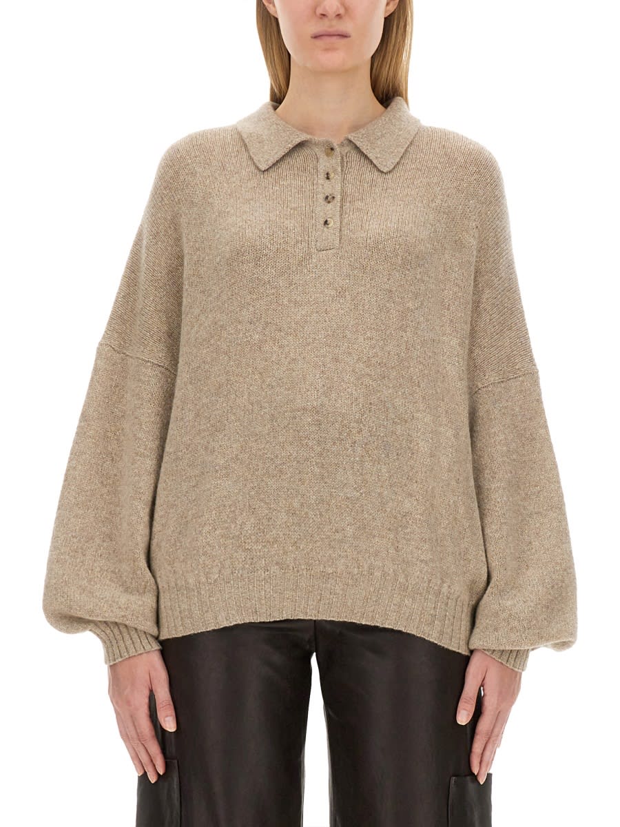 Shop Khaite Sweater The Rene In Brown