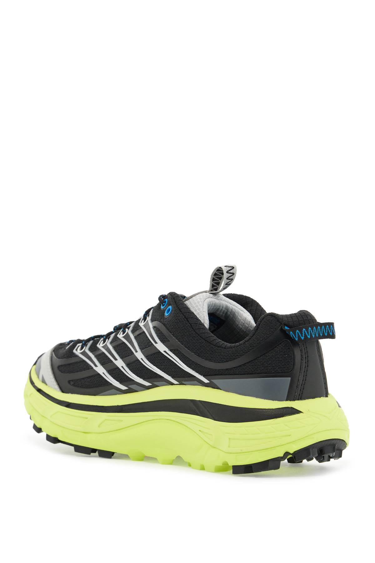 Hoka Mafate Three2 In Bhk Black / Citrus