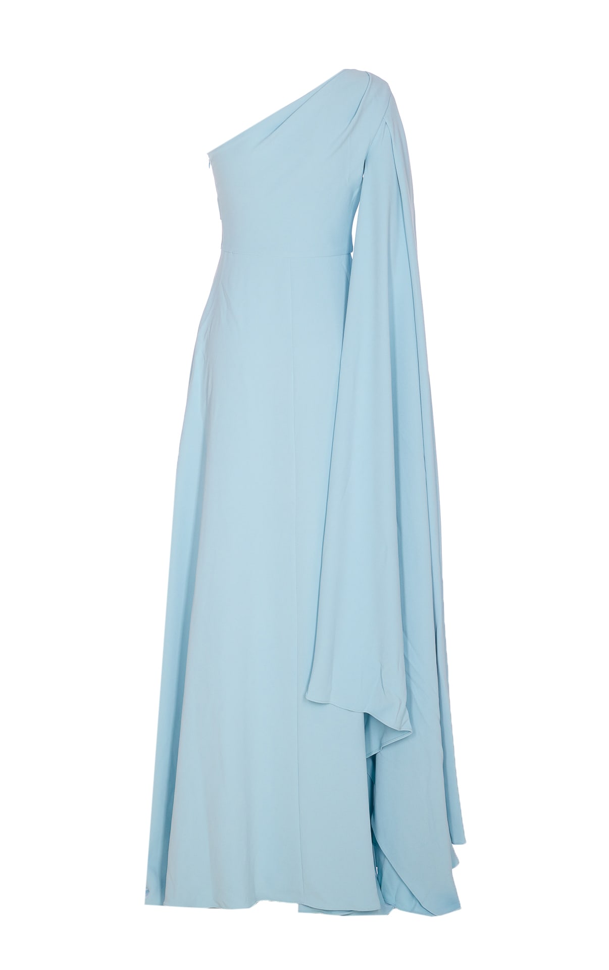 Solace London Yazmin Midi Dress In Blue