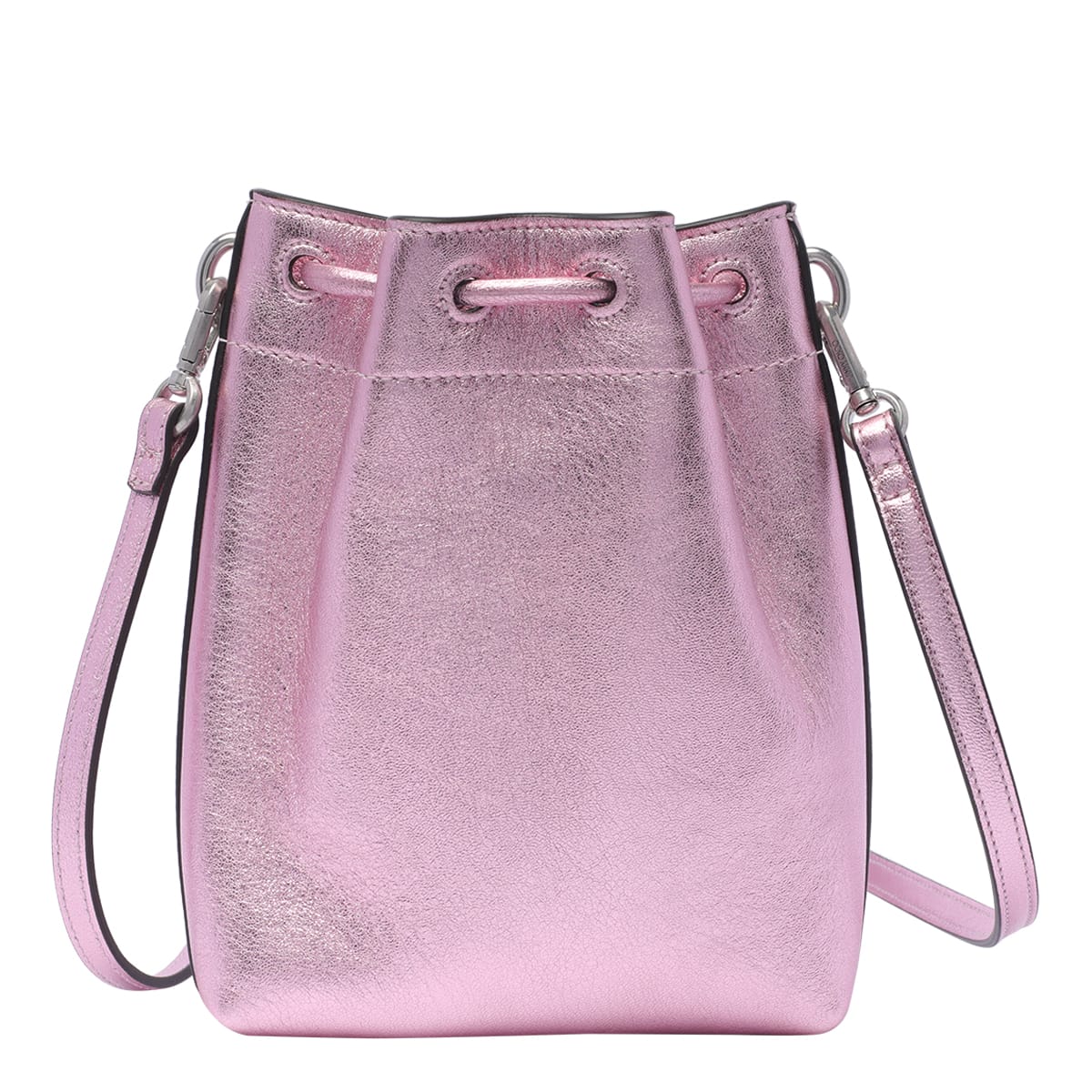 Shop Jimmy Choo Bon Bon N/s Bucket Bag In Pink