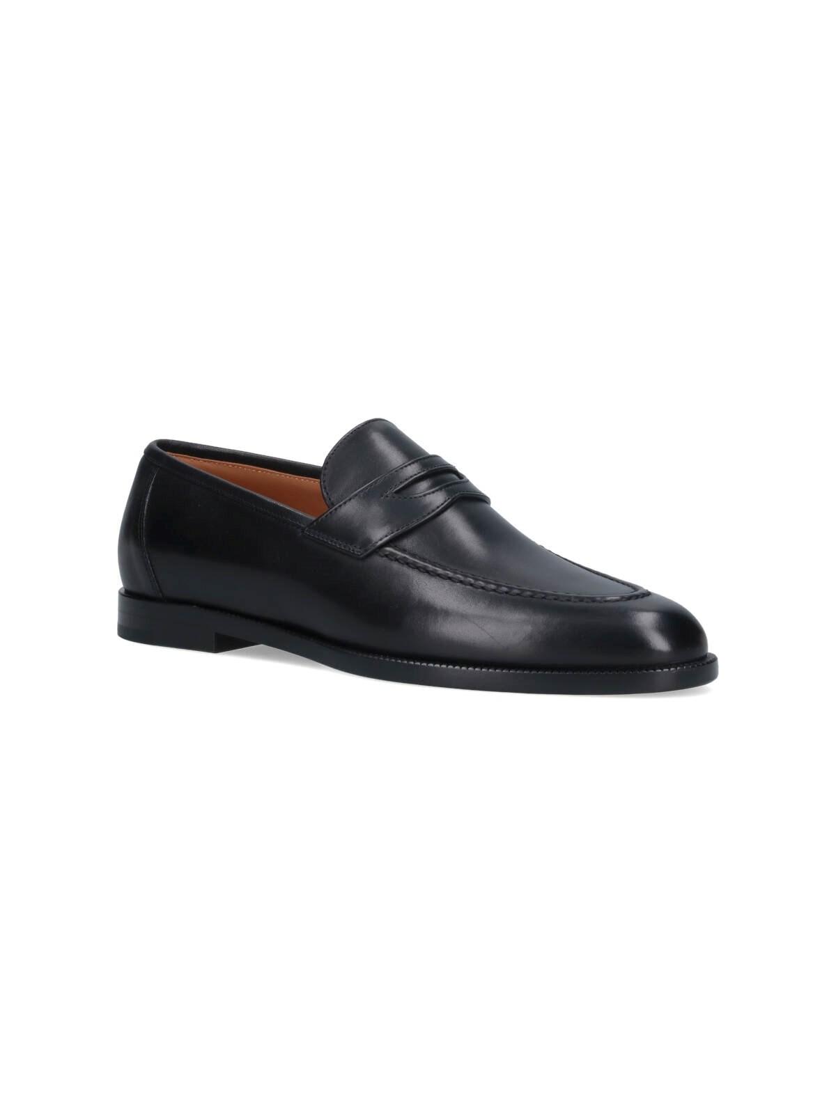 Loro Piana Sergio Walk Leather Loafer In Black