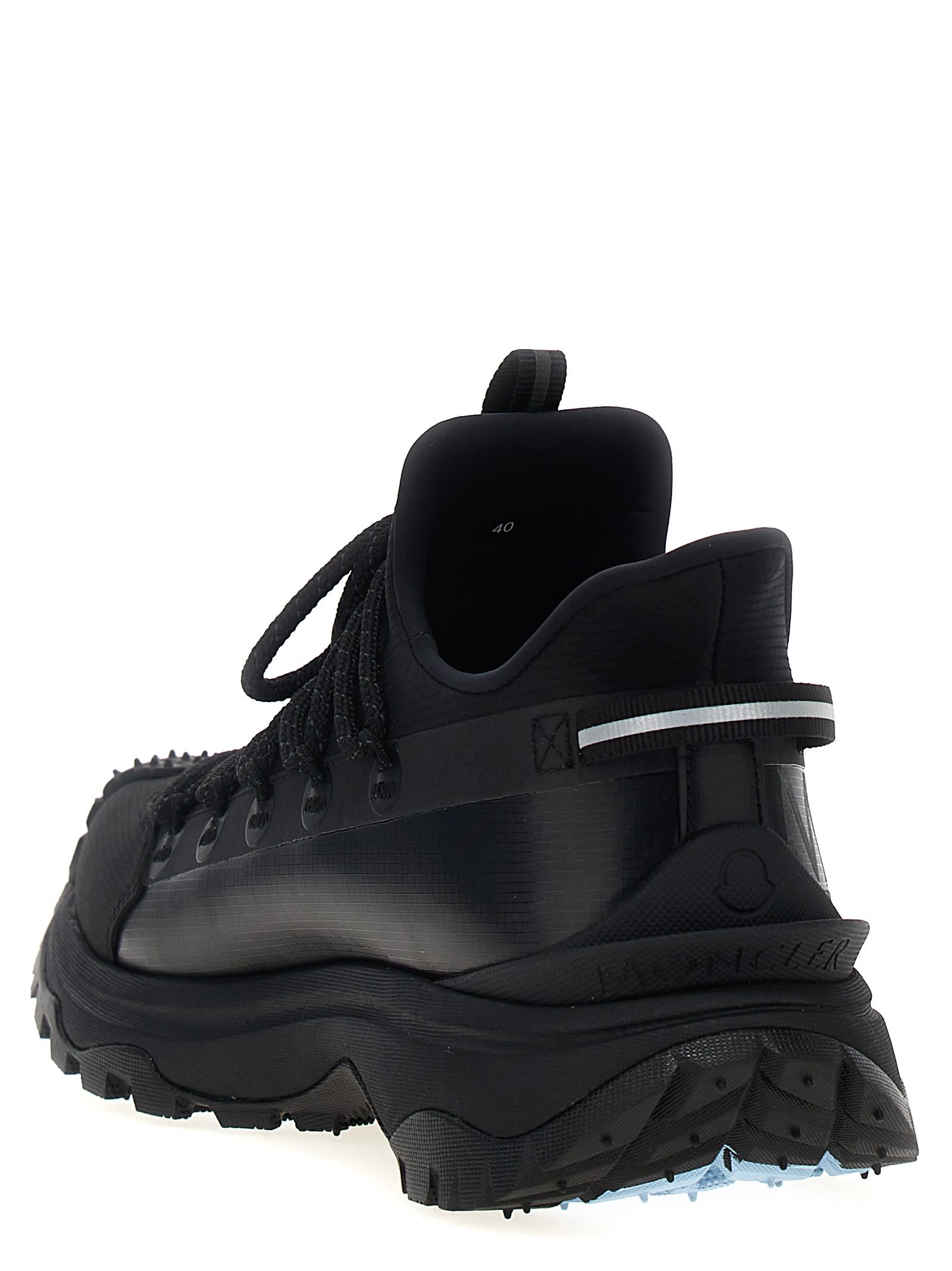 Shop Moncler Trailgrip Lite 2 Sneakers In Black