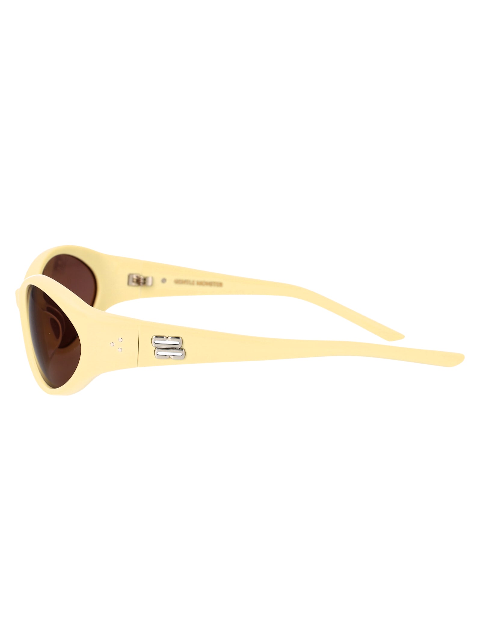 Shop Gentle Monster Sphere Sunglasses In Y5 Yellow