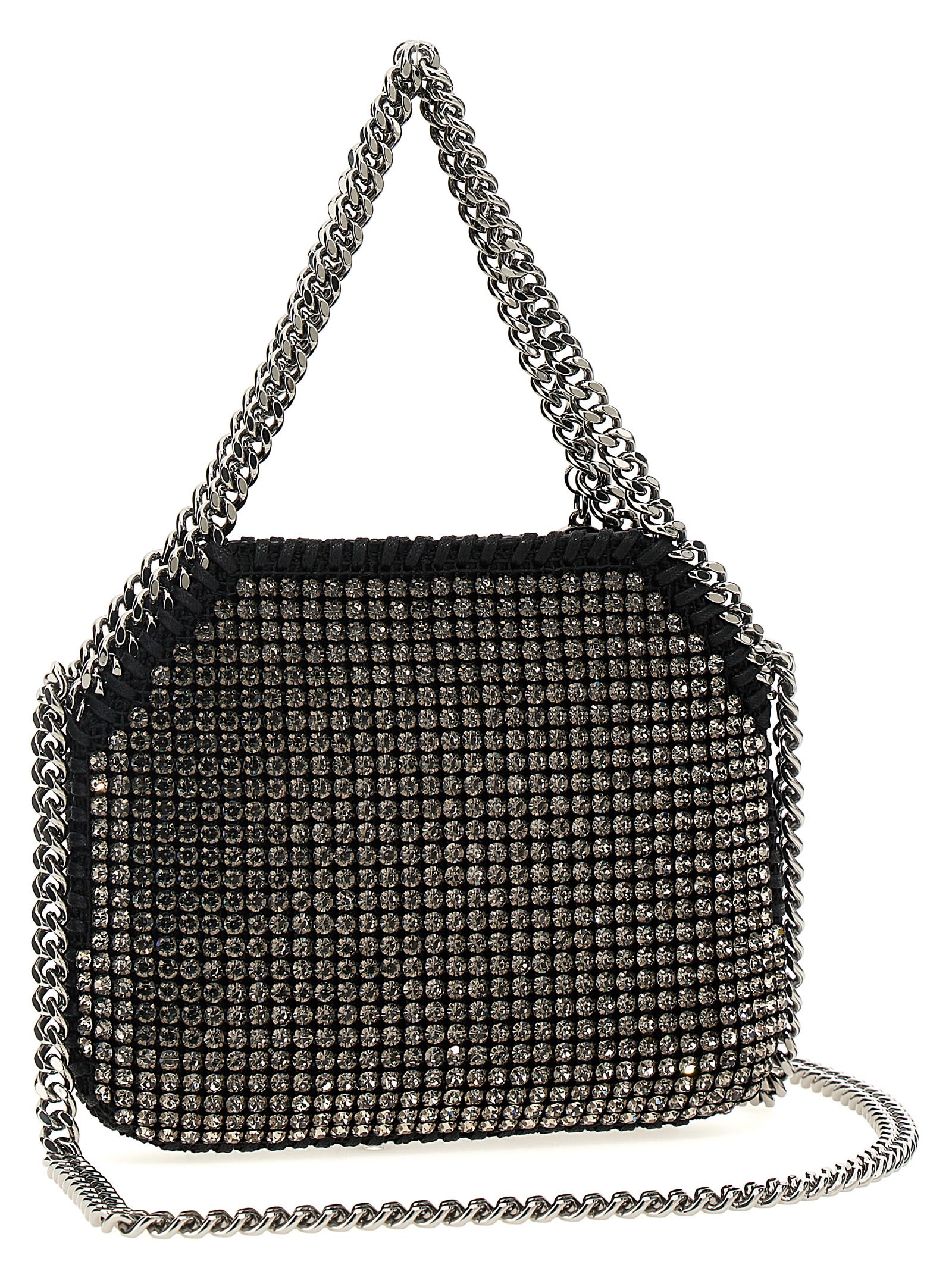 Shop Stella Mccartney Mini Falabella Handbag In Black