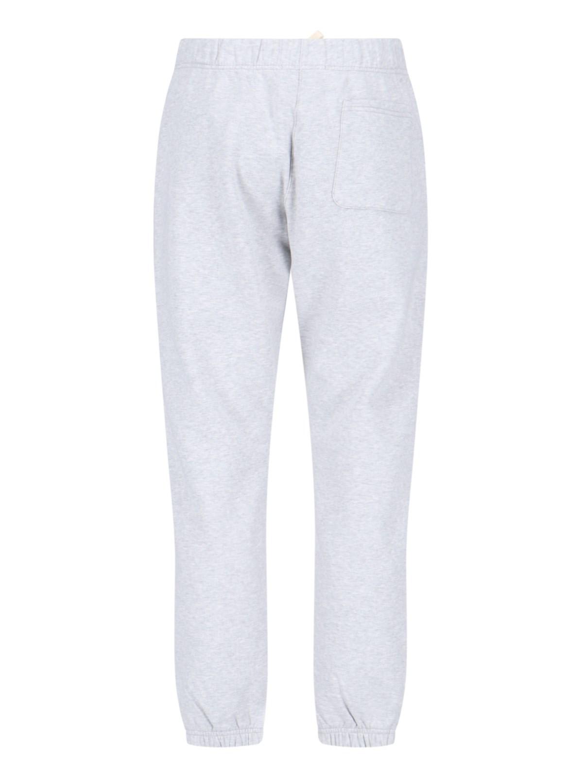 Shop Autry Joggers Track Pants In Gray