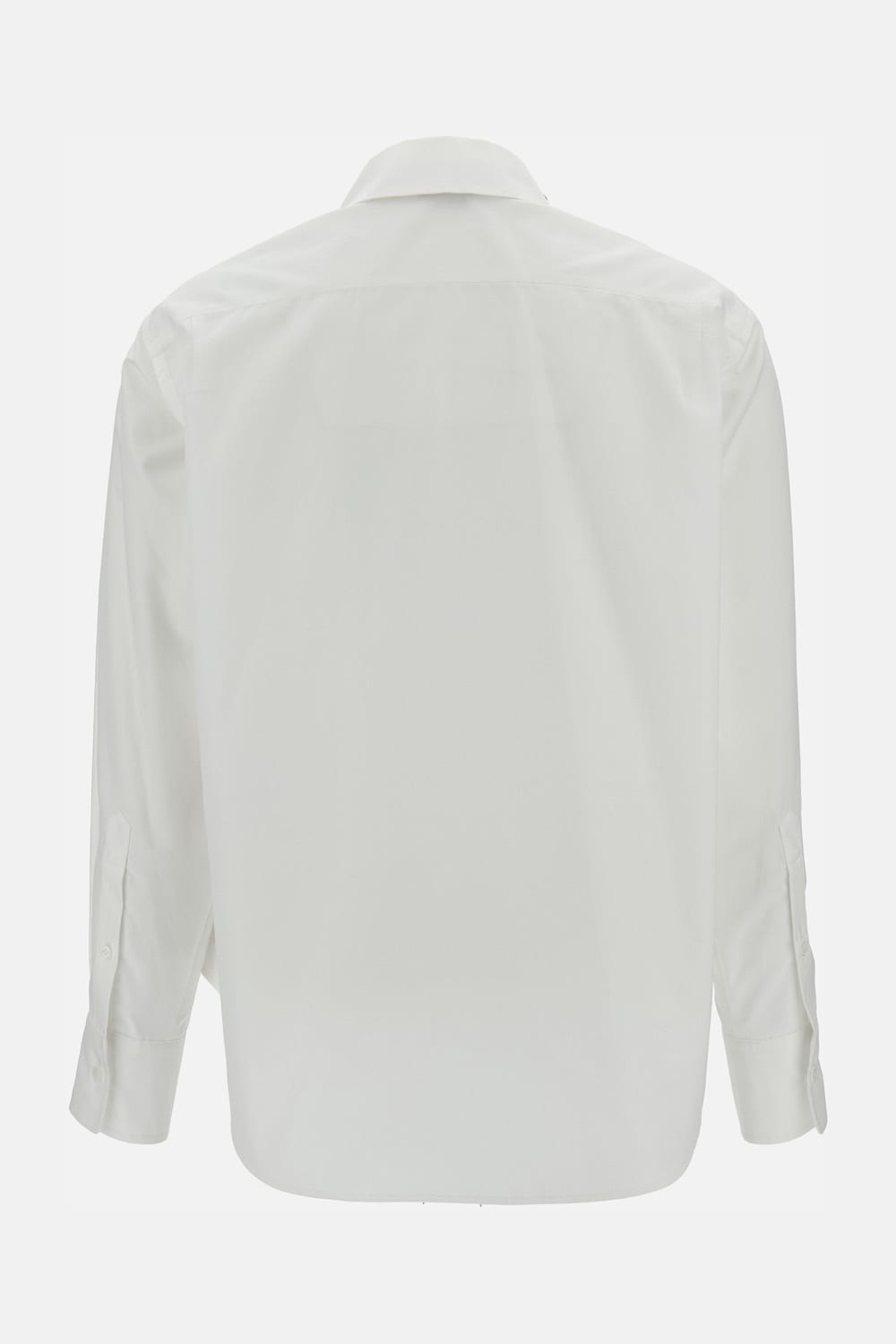 Alexander Mcqueen Shirt With Crystals In White