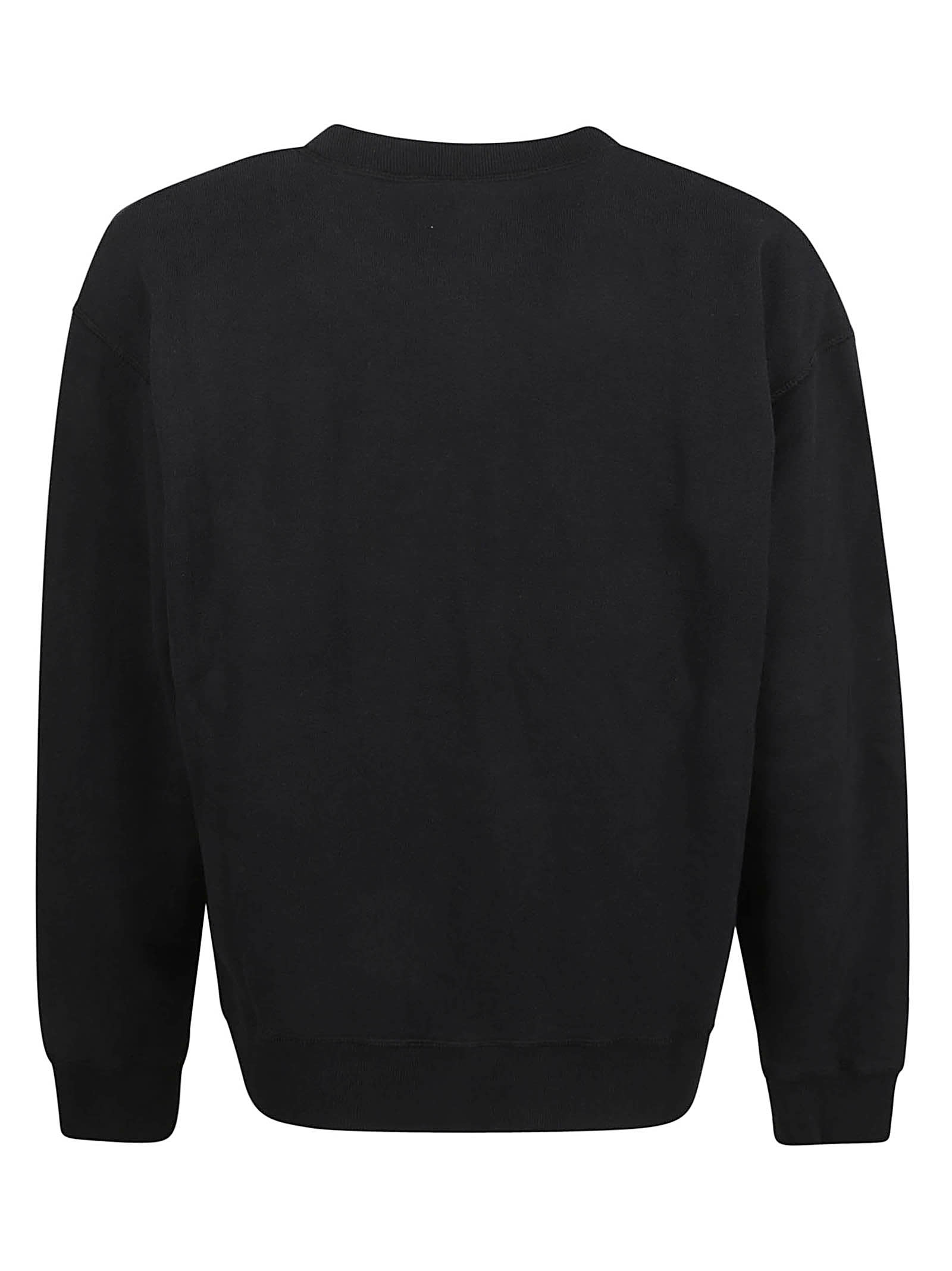 Shop Dsquared2 Logo Print Sweatshirt In Black