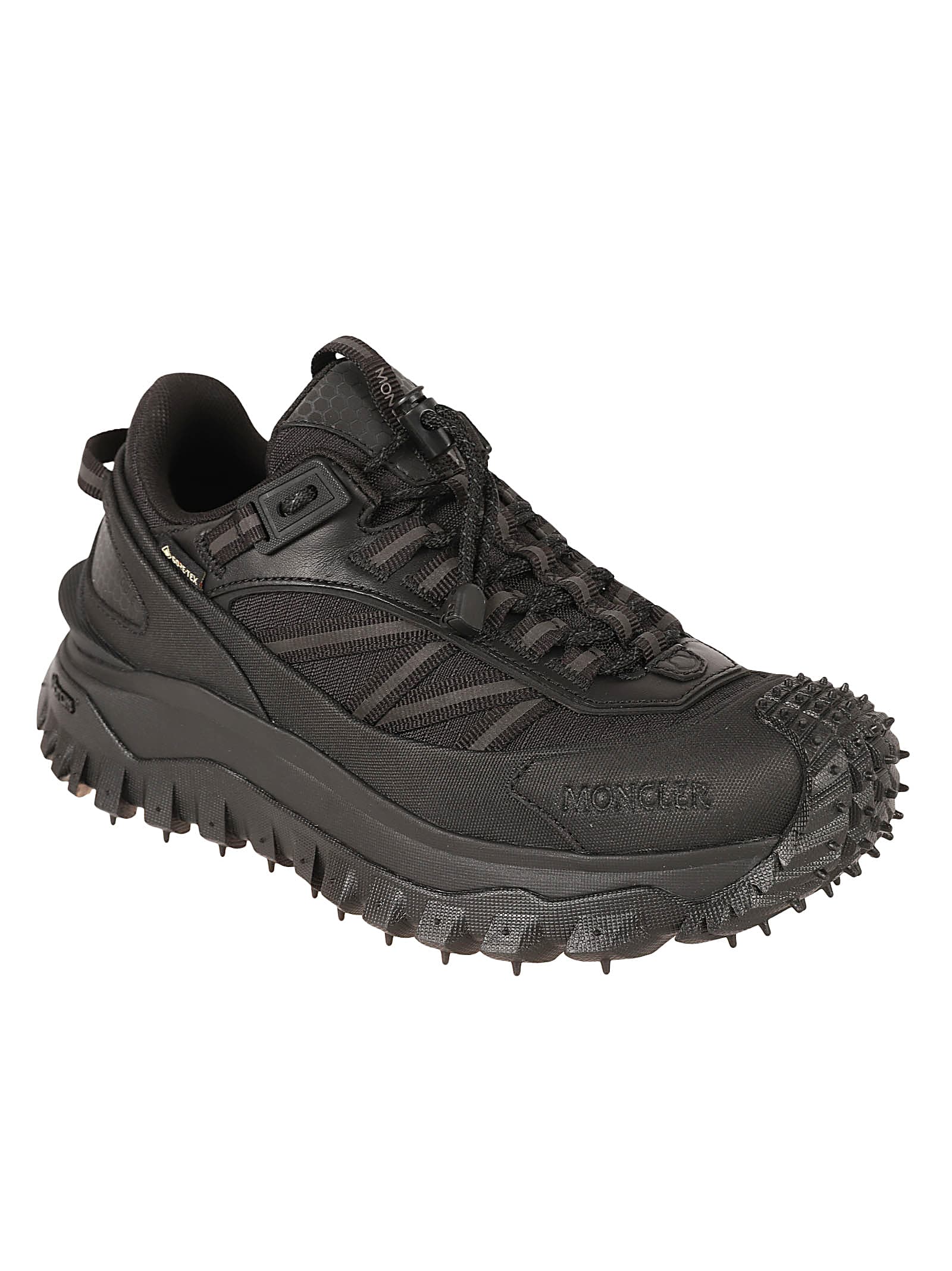 Shop Moncler Trailgrip Gtx Sneakers In Black