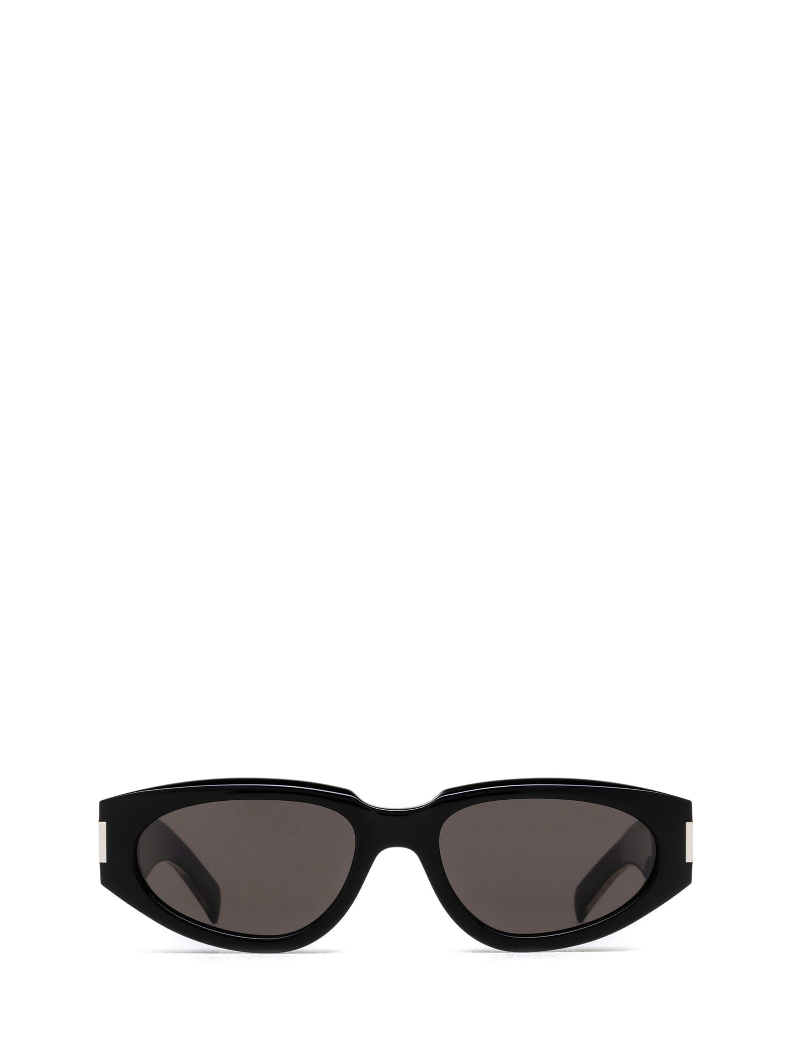 Shop Saint Laurent Sl 618 Black Sunglasses