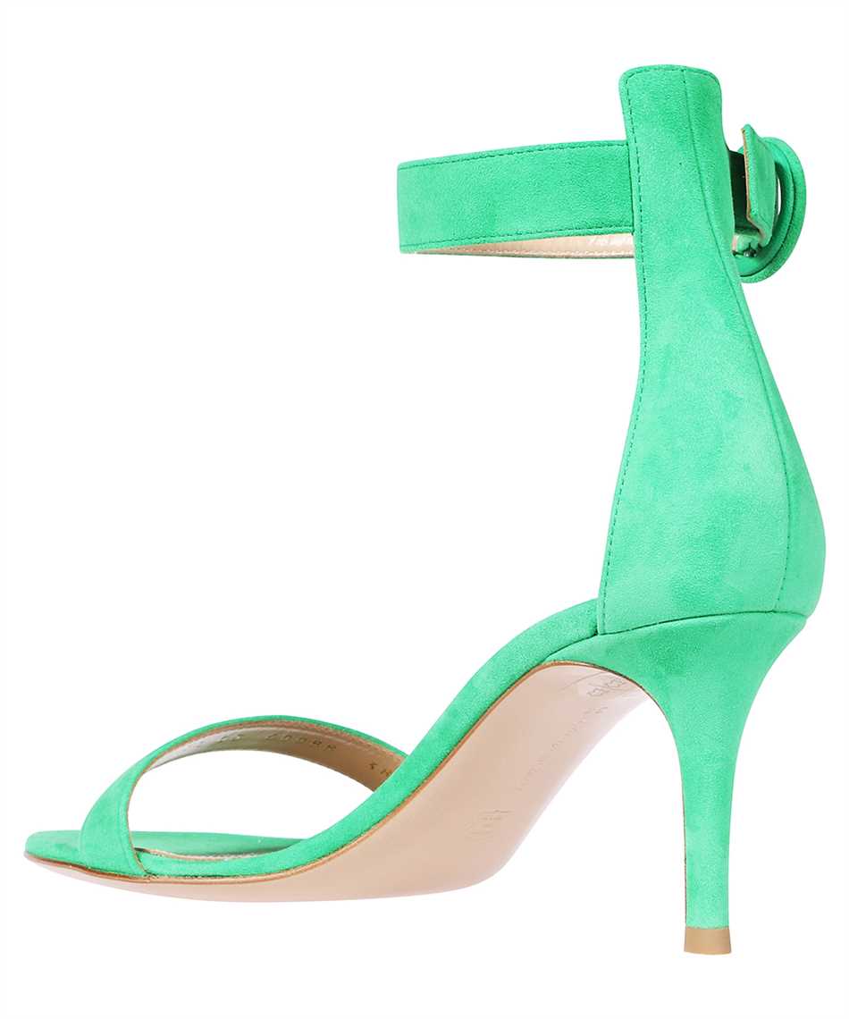 Gianvito Rossi 70mm Portofino Buckle-ankle-strap Sandals In Green