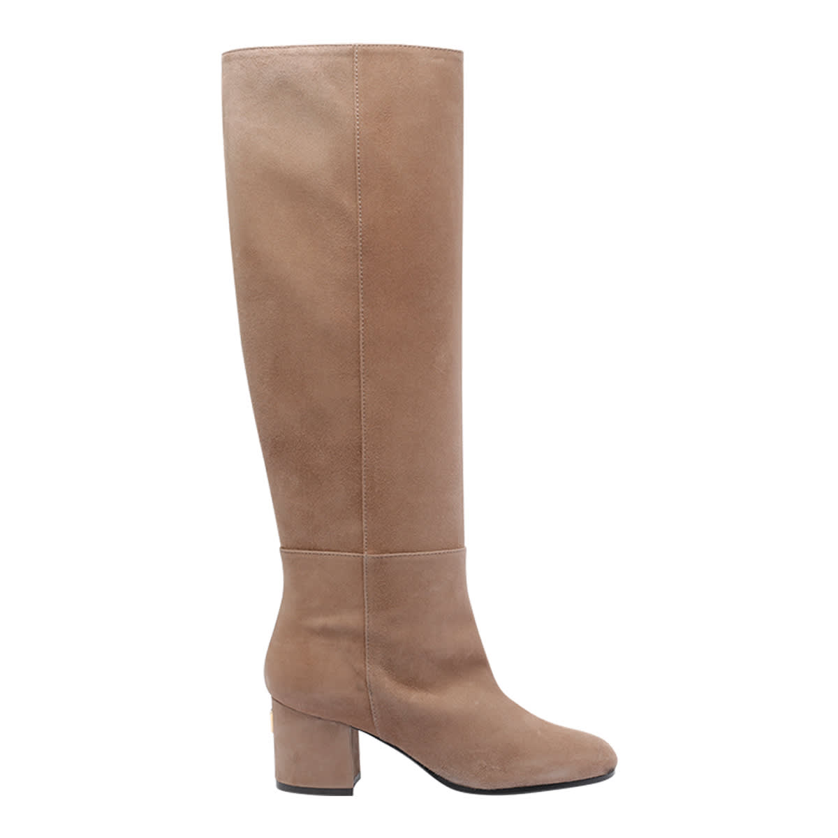 Via Roma 15 60mm Leather Knee-high Boots In Brown