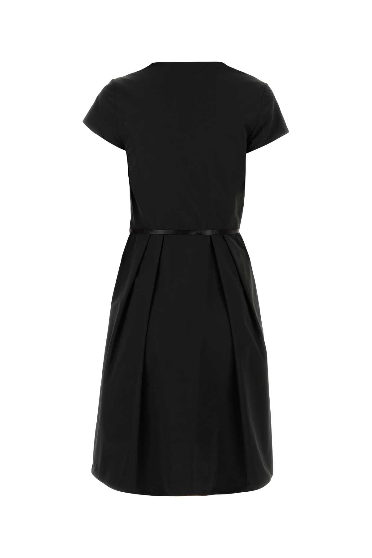 Shop Givenchy Black Taffetas Mini Dress