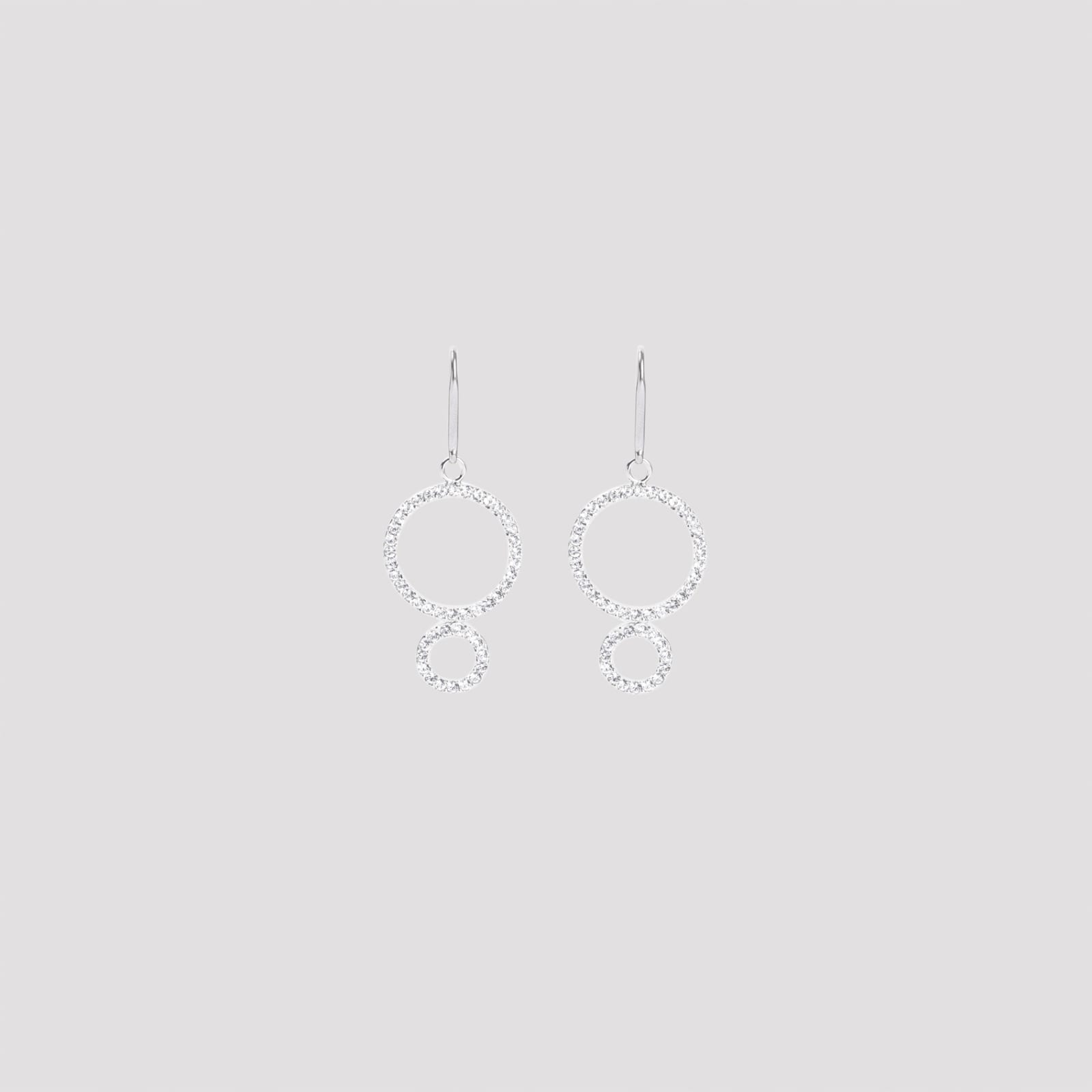 Shop Isabel Marant Brass Earrings In Trsi Trasparent Silver