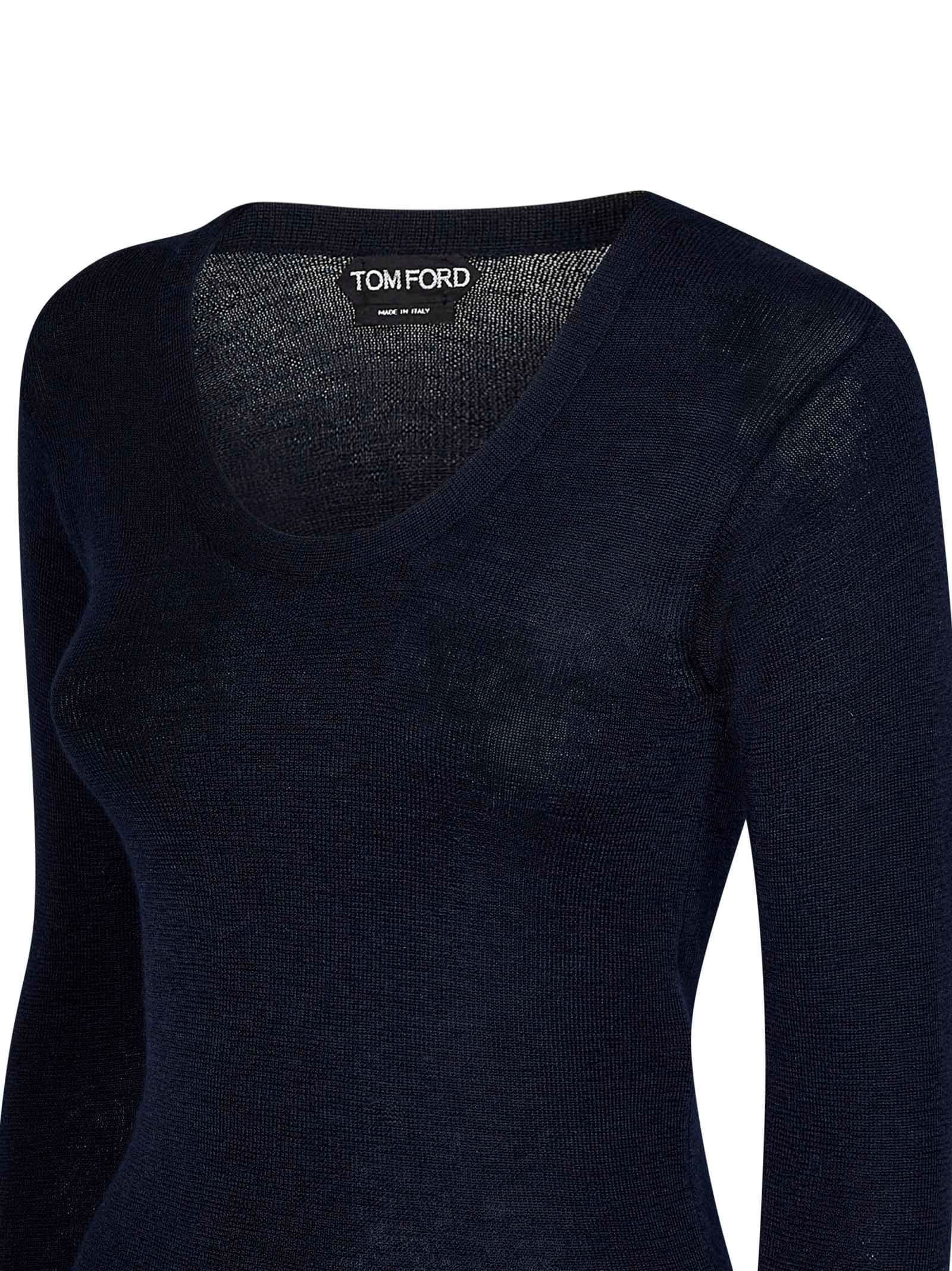 Shop Tom Ford Sweater In Blue