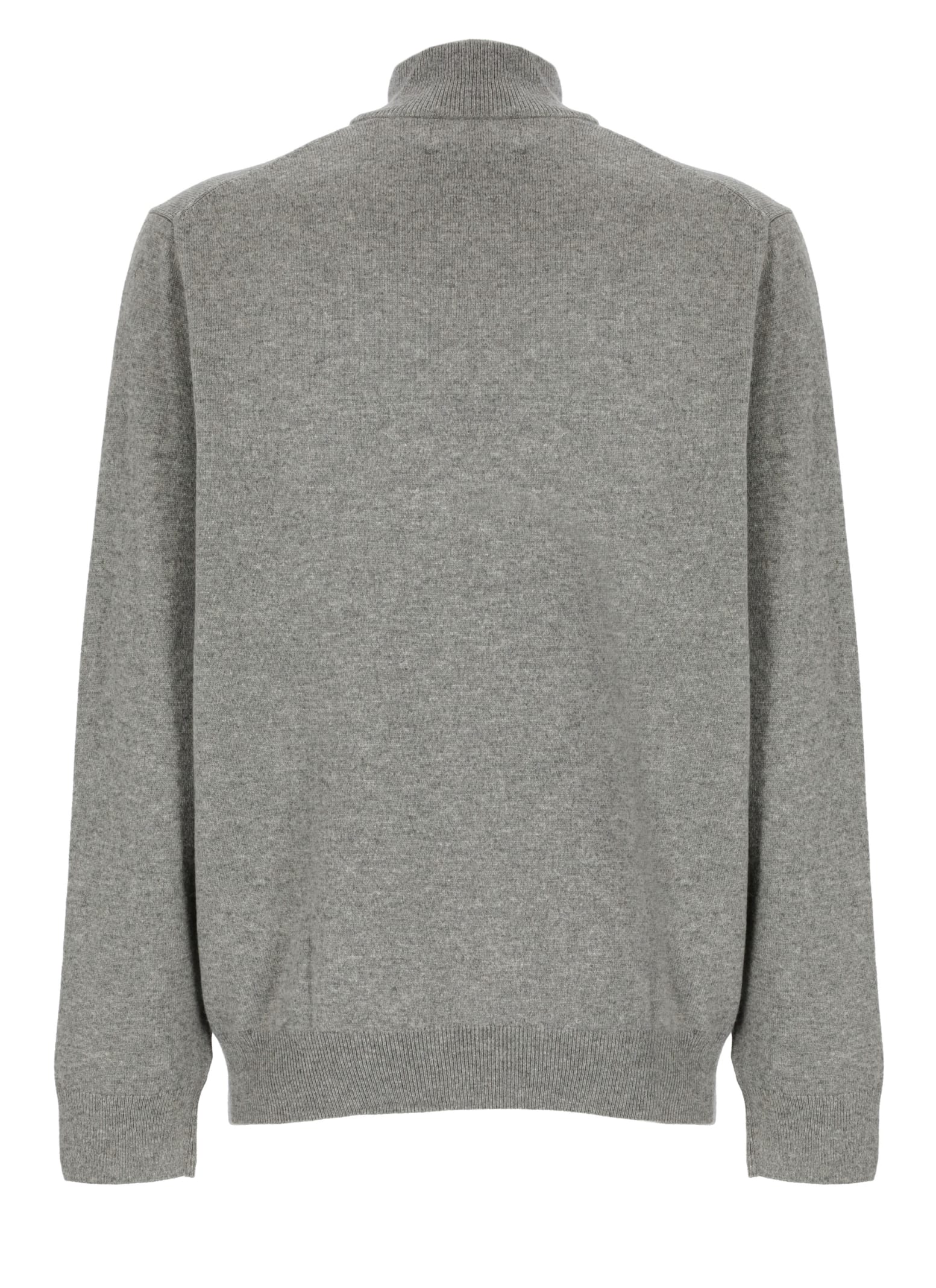 Shop Ralph Lauren Sweater With Pony In Grey