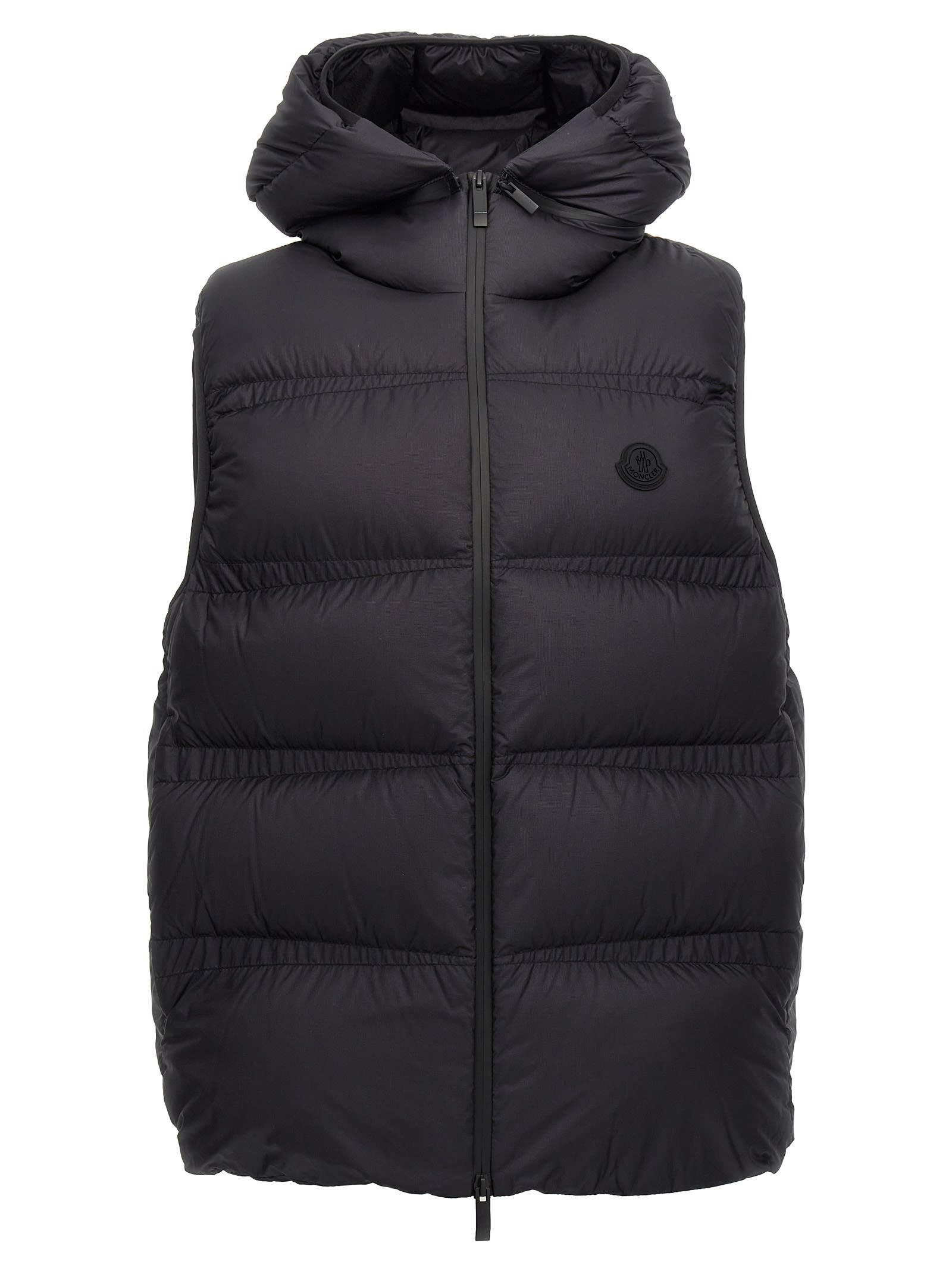 Shop Moncler Lausen Vest In Black