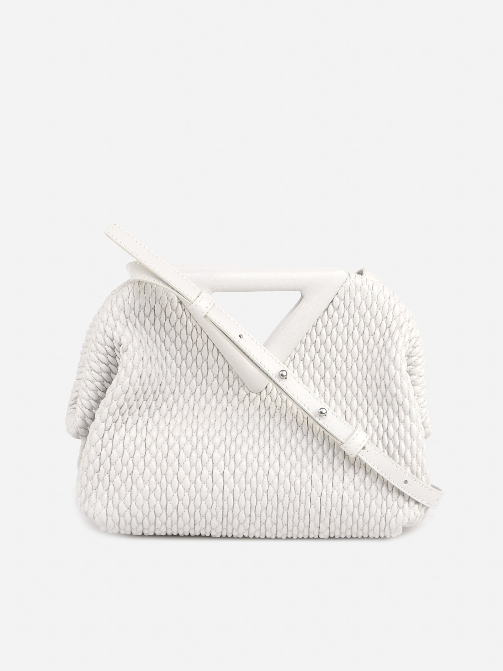 Bottega Veneta Bottega Veneta Small Point Quilted Shoulder Bag In