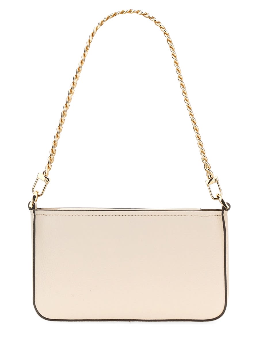 Michael Kors Bryant Small Convertible Clutch Bag In White