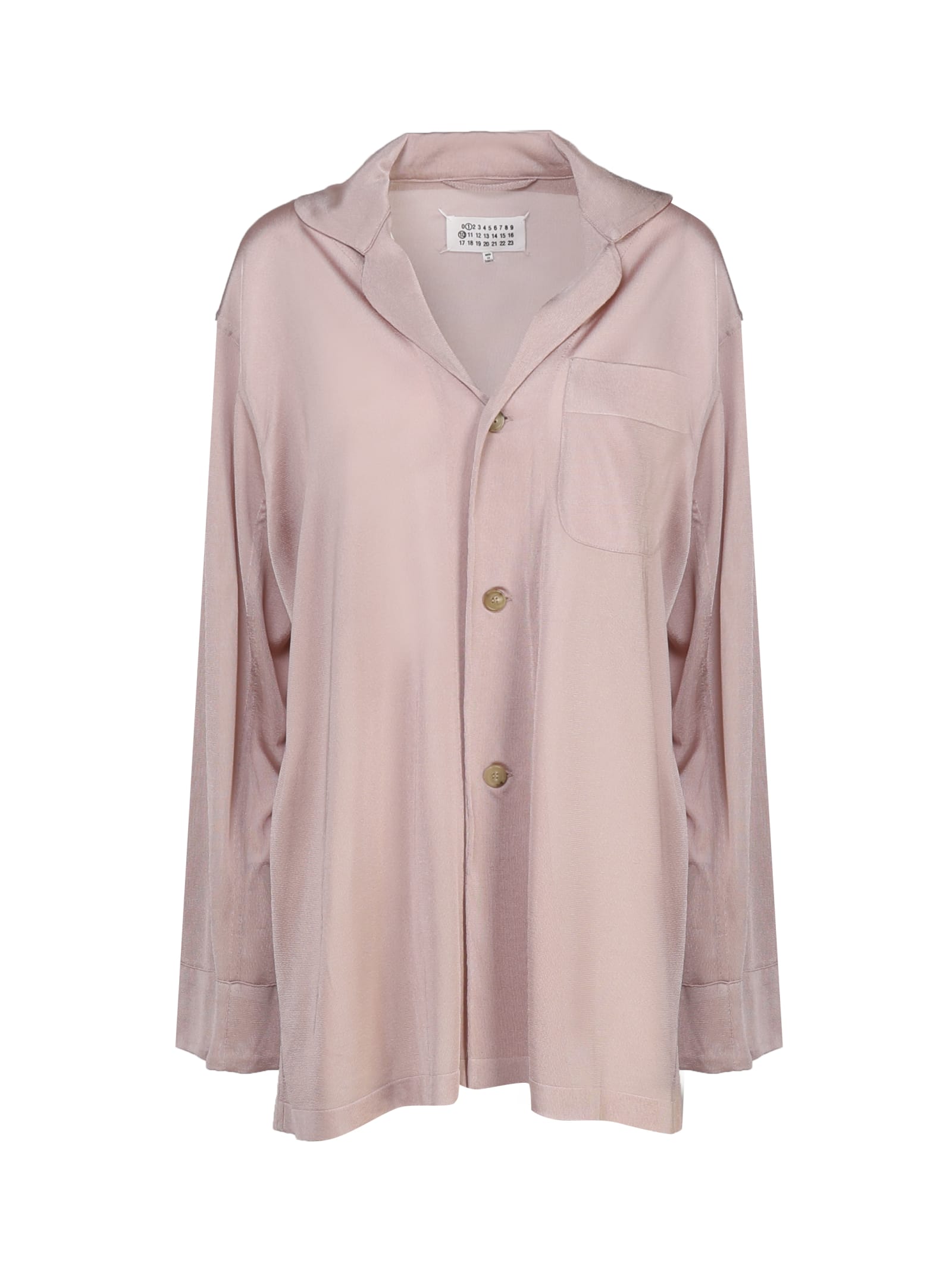 Shop Maison Margiela Viscose Shirt In Pink