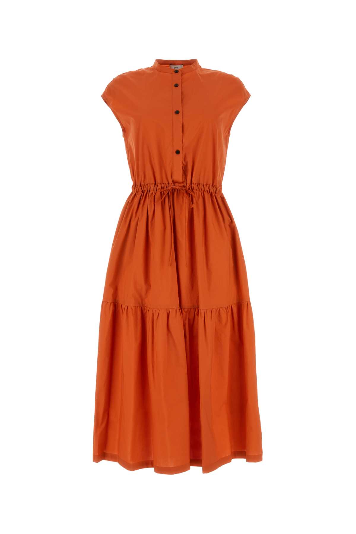 Orange Cotton Dress