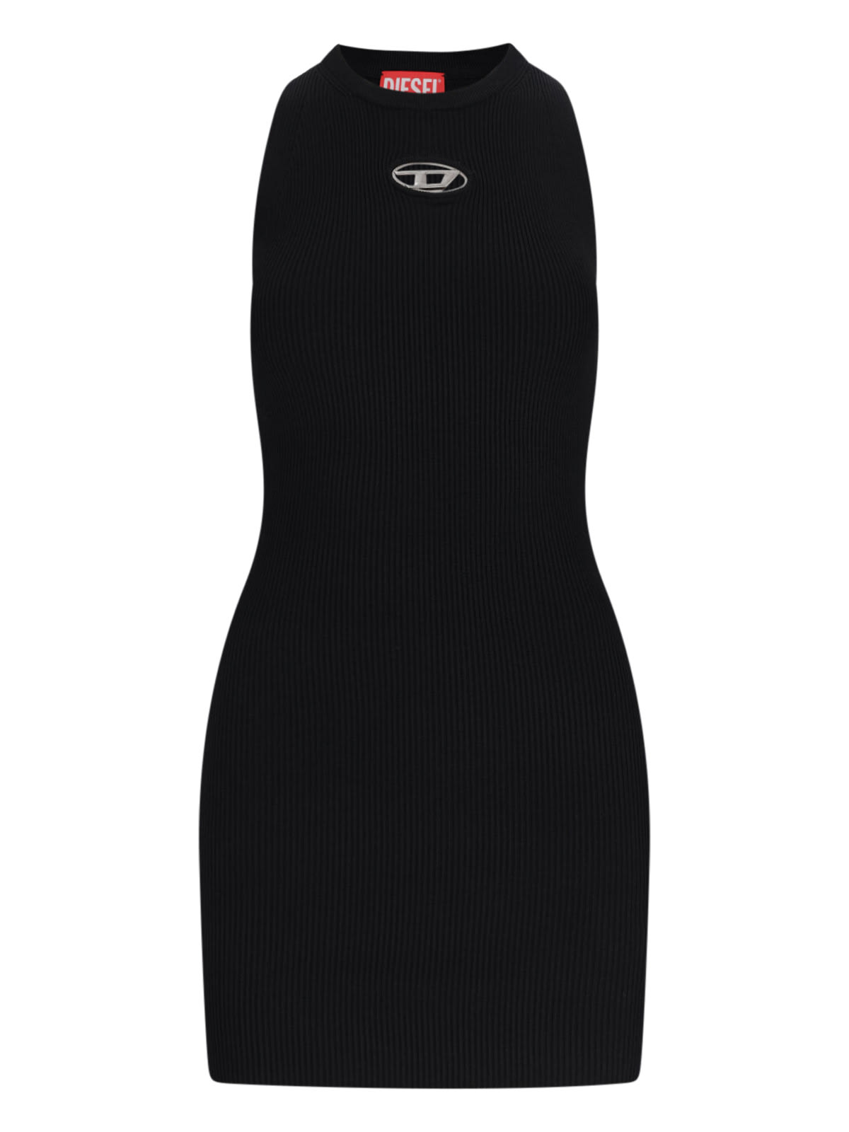 Diesel M-caddix Mini Dress In Black