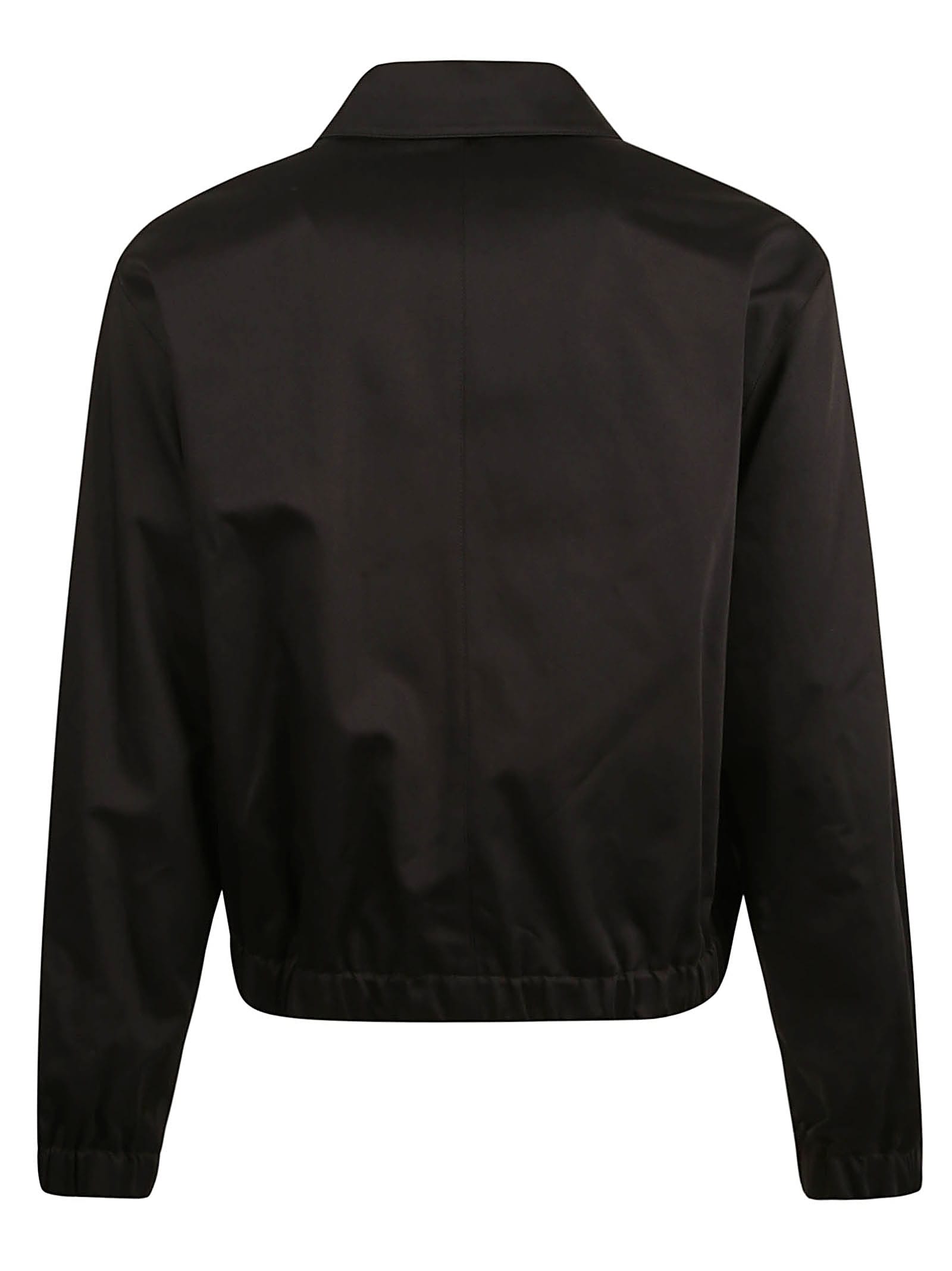 Shop Ami Alexandre Mattiussi Zip Classic Jacket In Black
