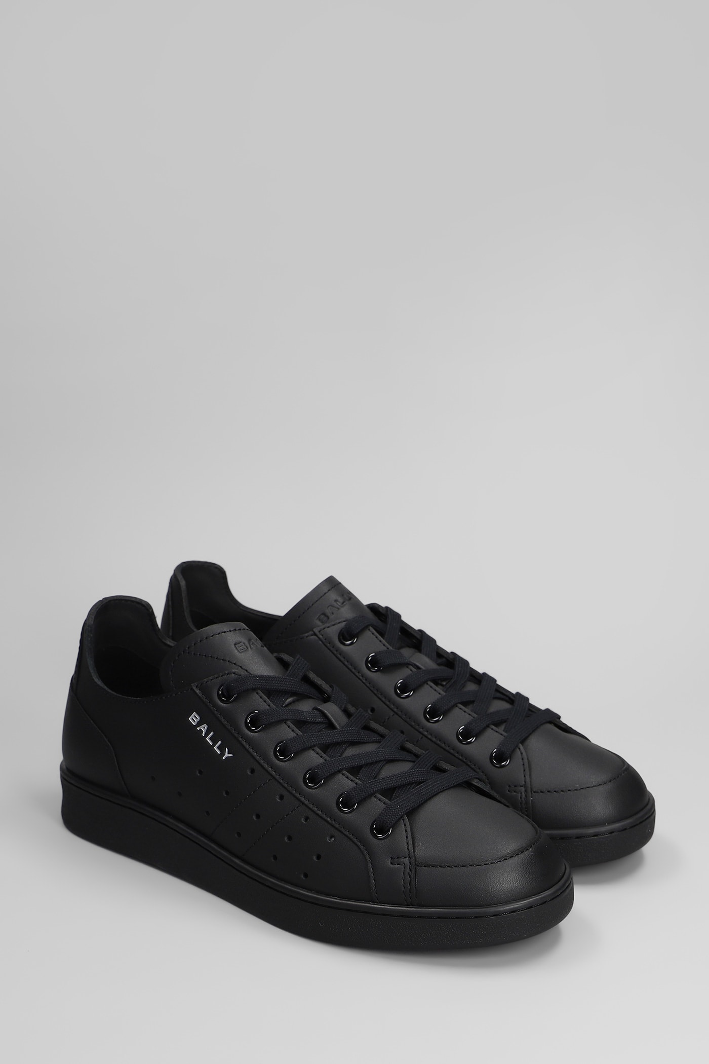Bally Turyn U Sneakers In Black Leather In Black