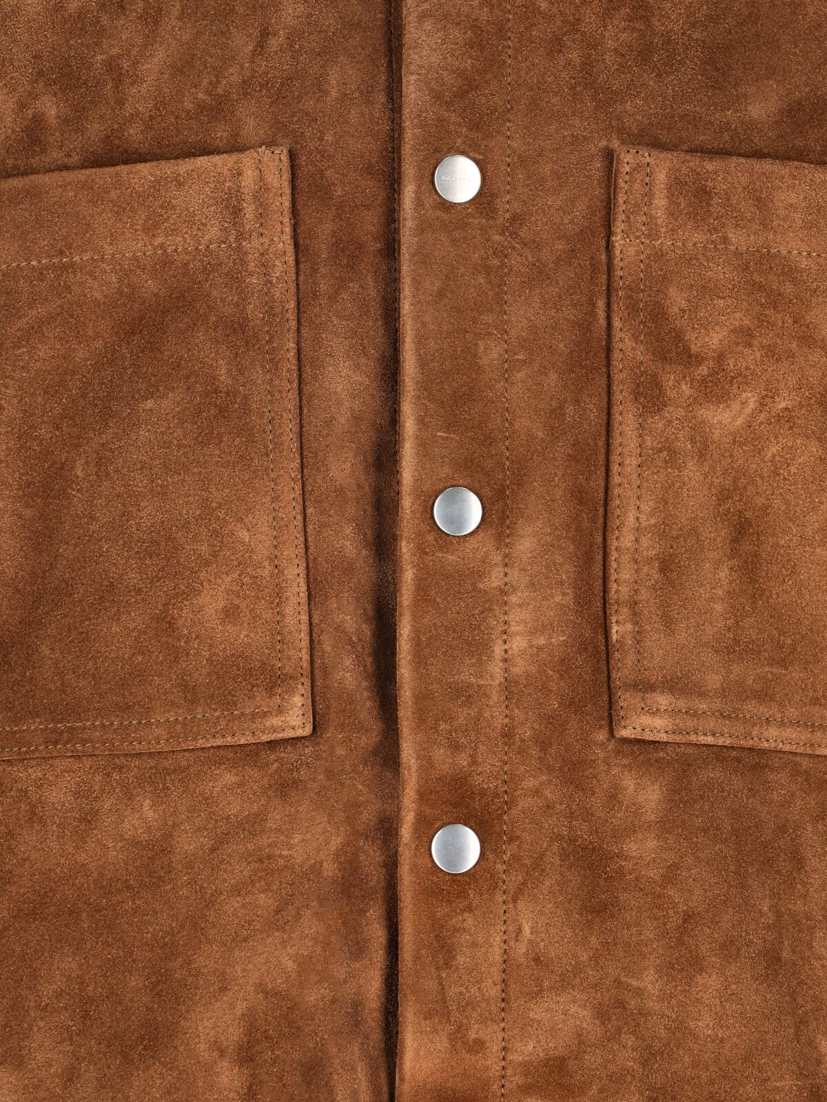 Rick Owens Outershirt In Leather Jackets Brown In Brown
