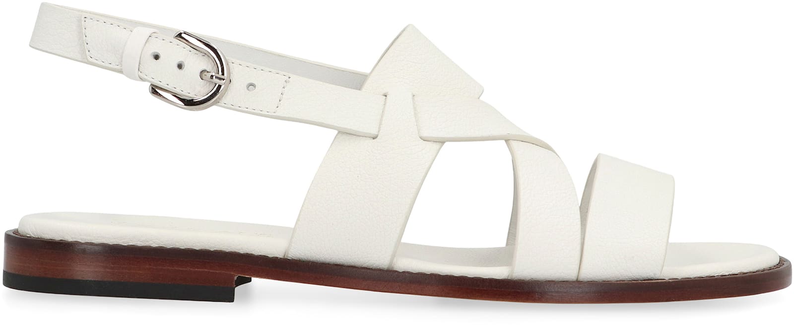 DOUCAL'S TROPIC LEATHER SANDALS
