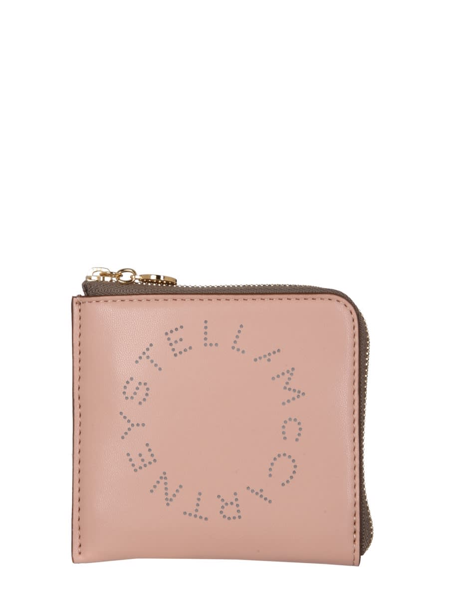 Stella Mccartney Wallet With Zip In Pink