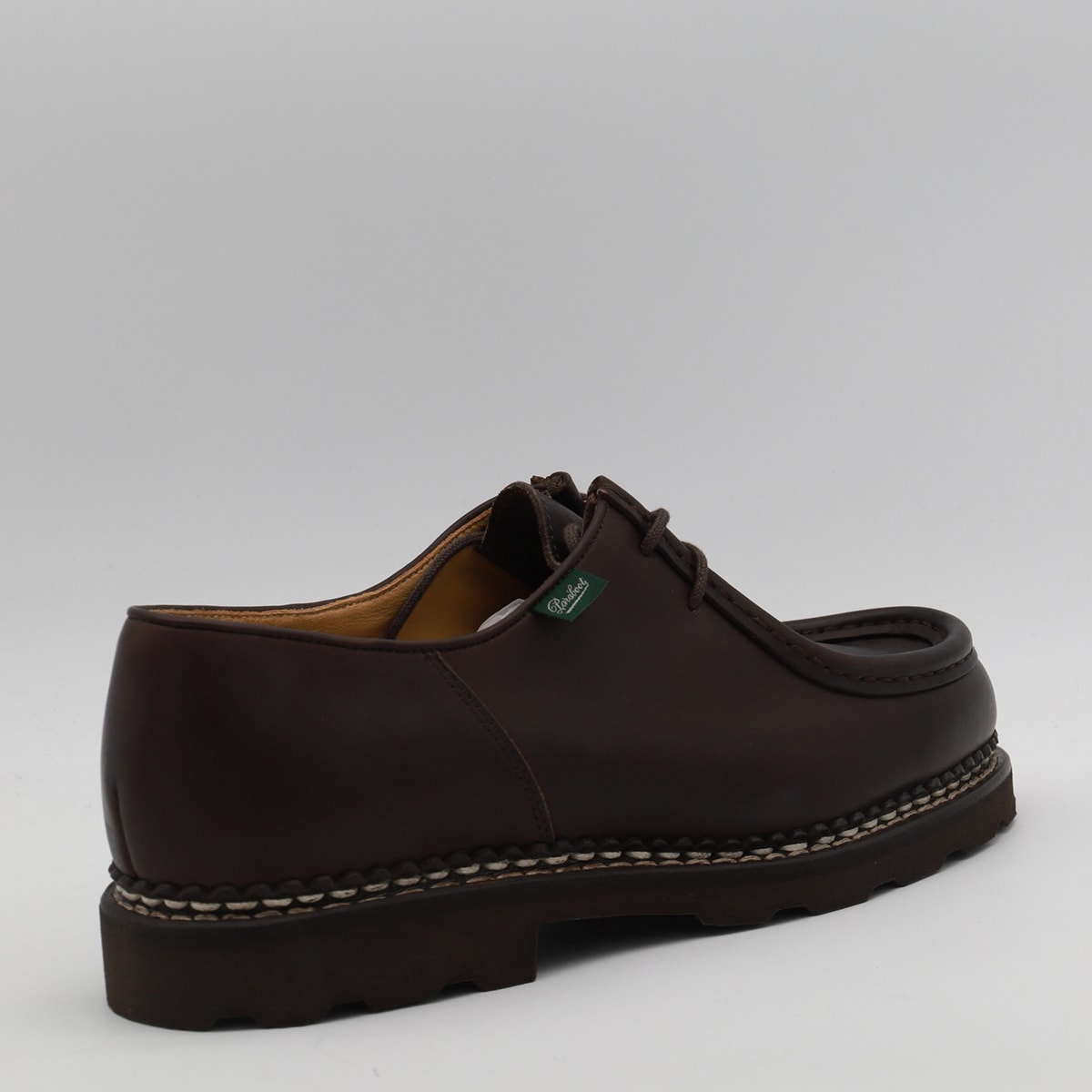 Shop Paraboot Dark Brown Michael Lace Up Shoes