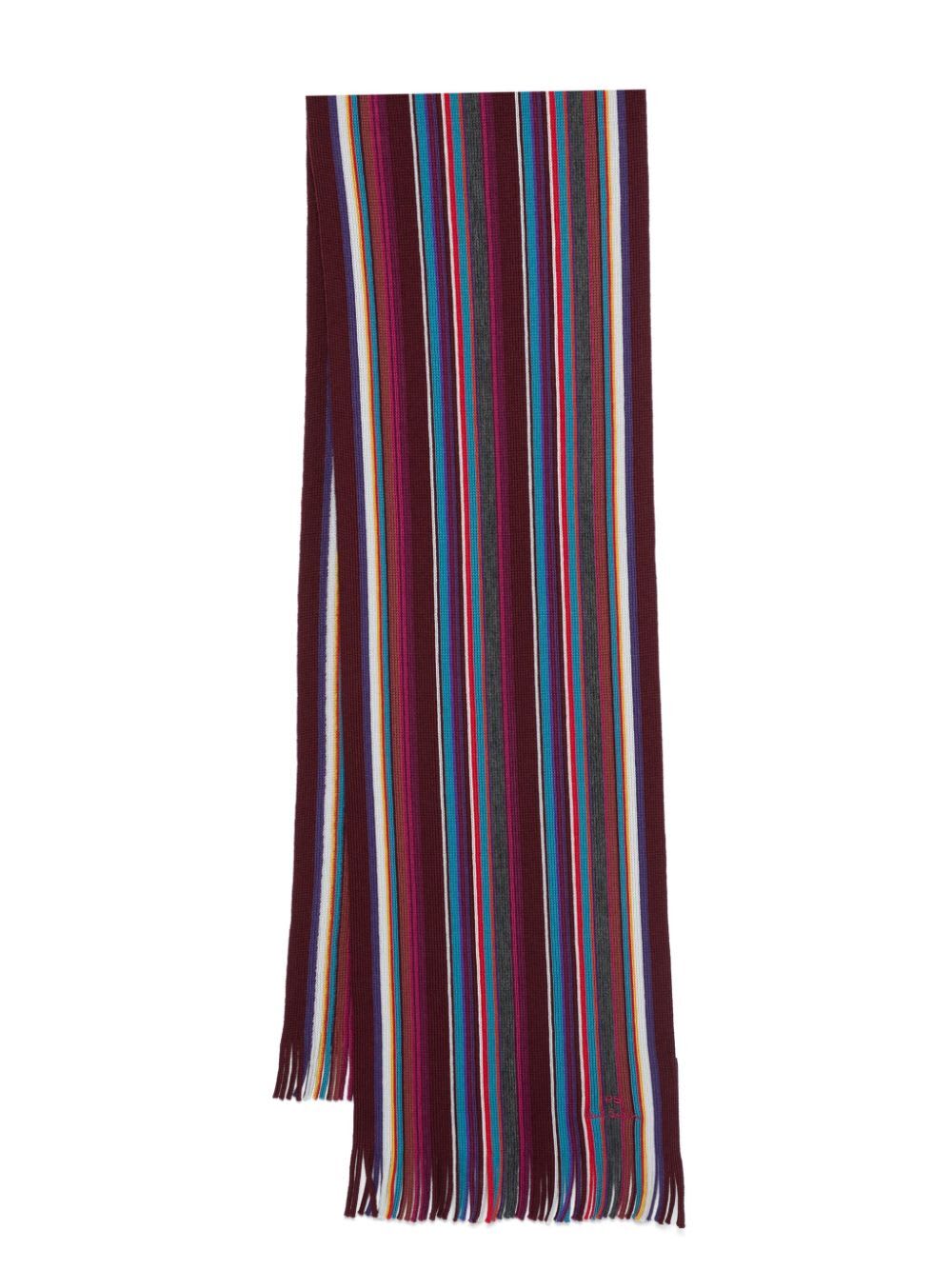 Mens Scarf Ps Multicolor Stripes